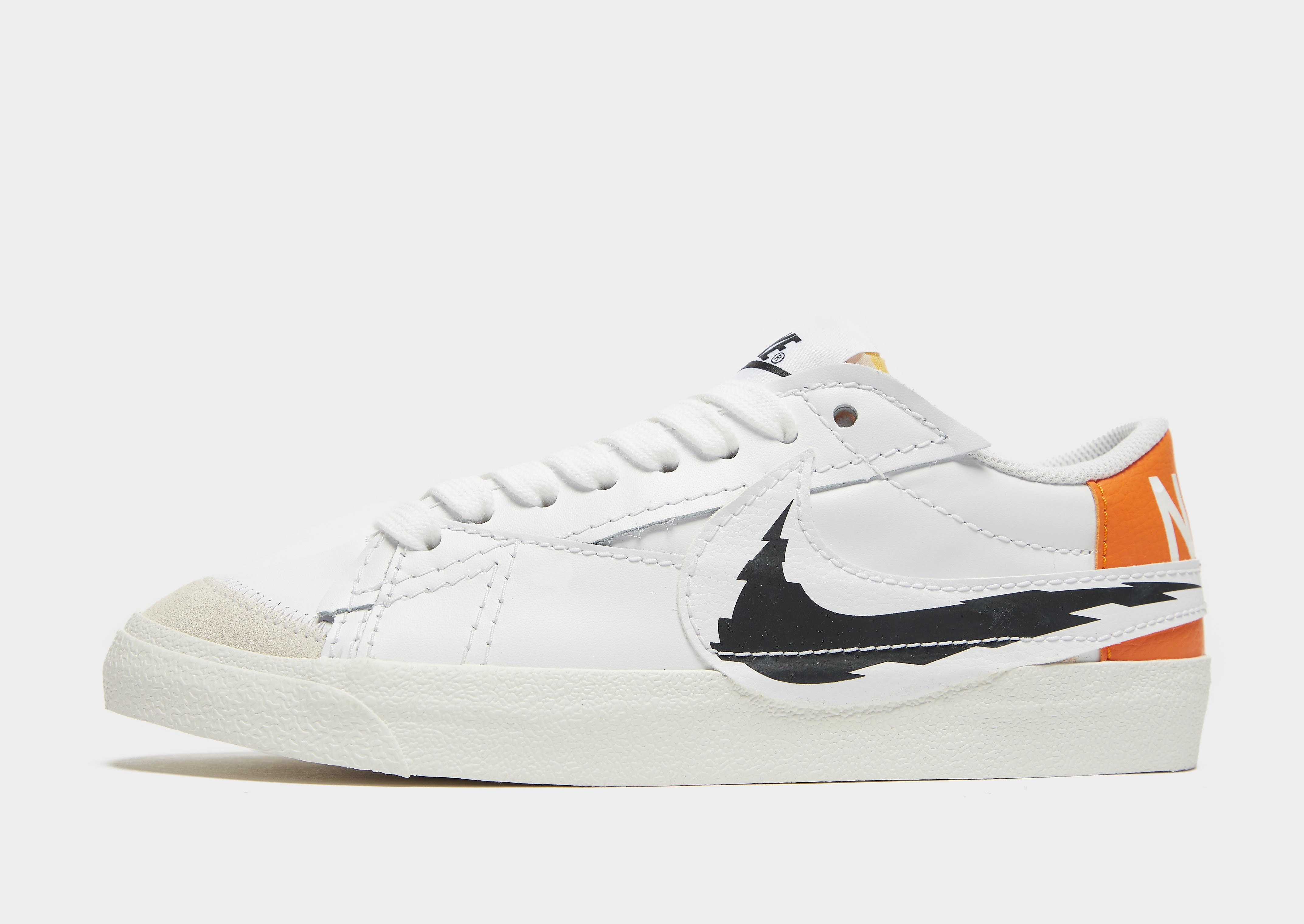

Nike Blazer Low '77 Jumbo - White/Summit White/Magma Orange/Black - Mens, White/Summit White/Magma Orange/Black