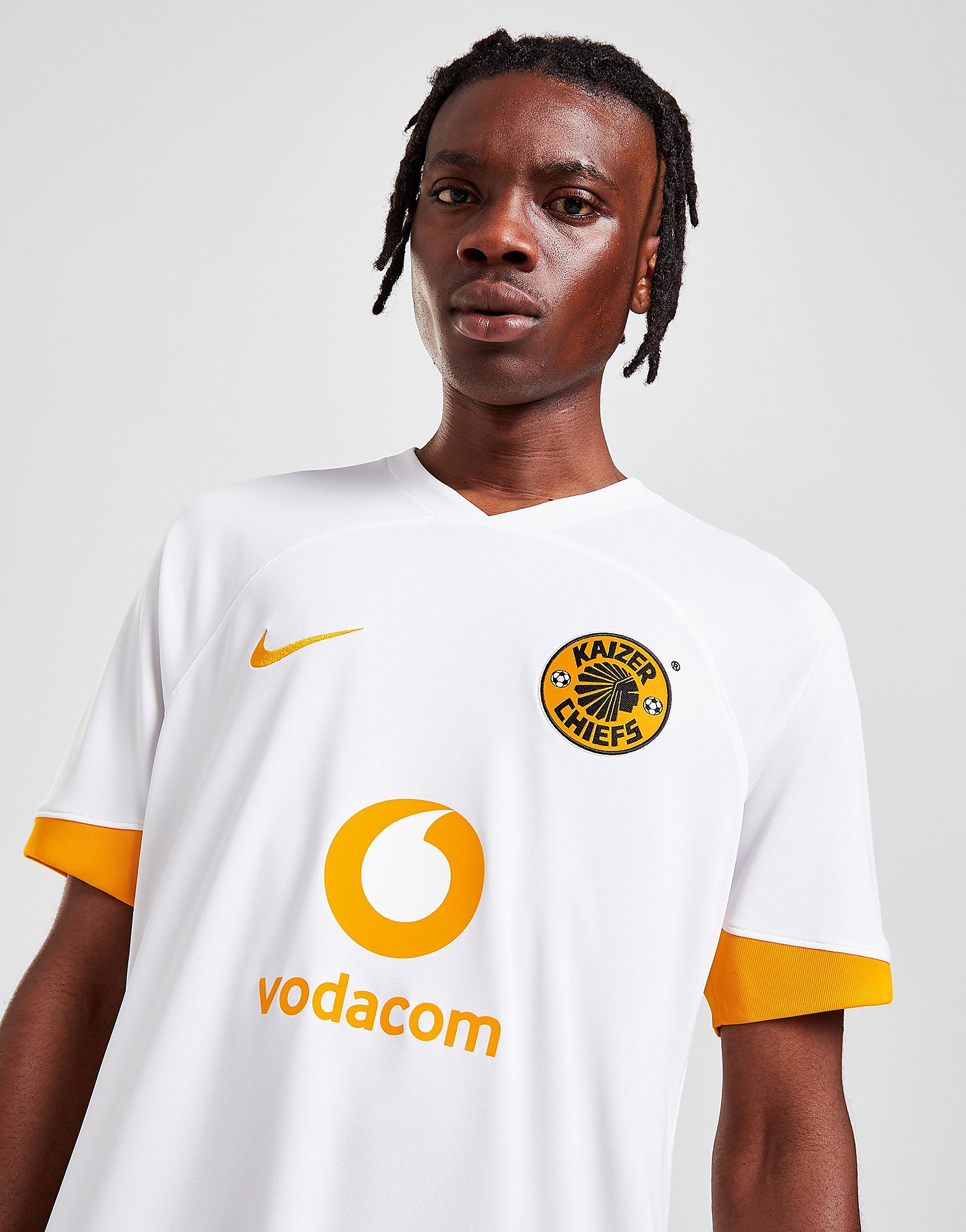

Nike Kaizer Chiefs FC 2022/23 Away Shirt - White/White/Taxi/Taxi - Mens, White/White/Taxi/Taxi