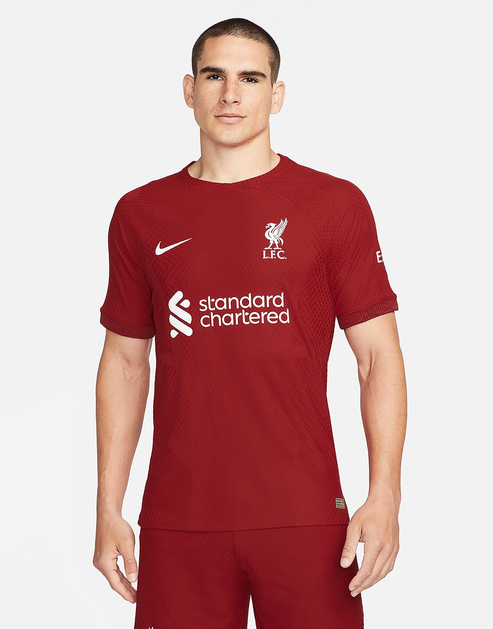 

Nike Liverpool FC 2022/23 Match Home Shirt - Tough Red/Team Red/White - Mens, Tough Red/Team Red/White