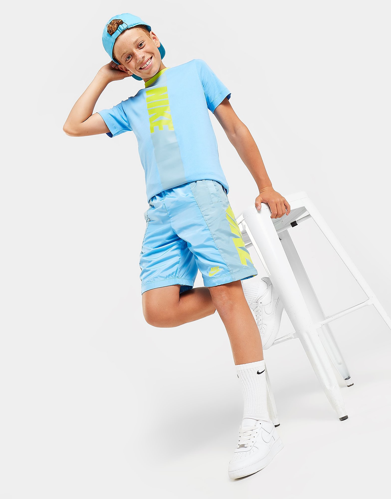 

Nike Amplify Shorts Junior - University Blue/Worn Blue/Worn Blue/Atomic Green - Kids, University Blue/Worn Blue/Worn Blue/Atomic Green