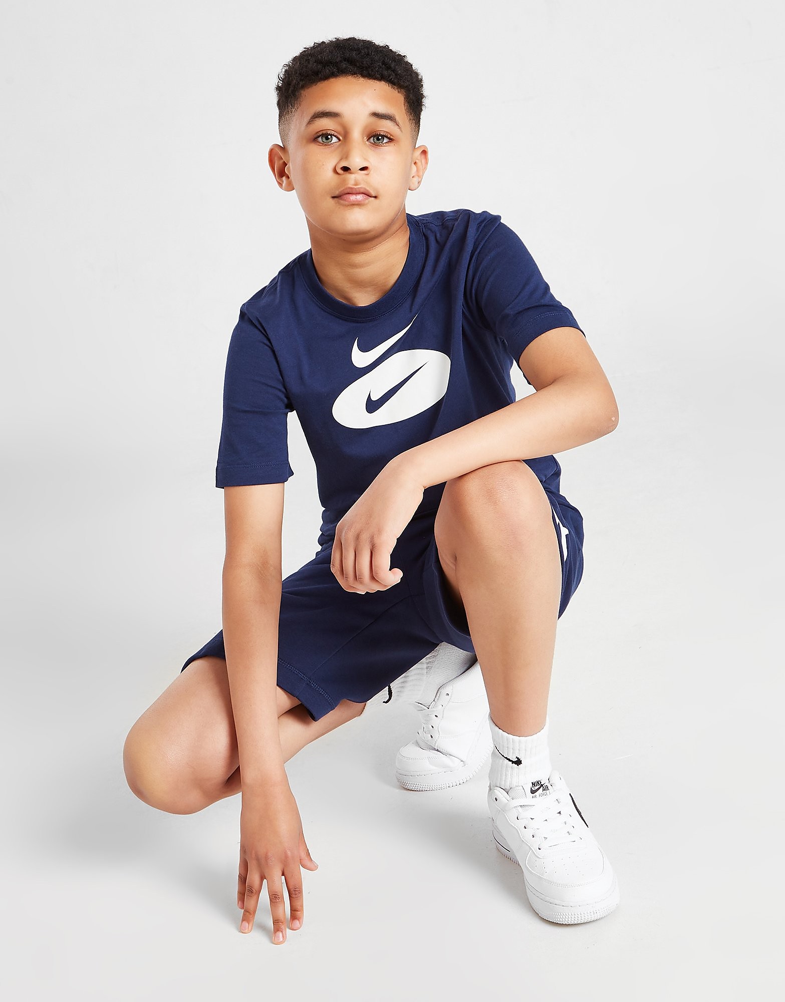

Nike Oval Swoosh T-Shirt Junior - Navy - Kids, Navy