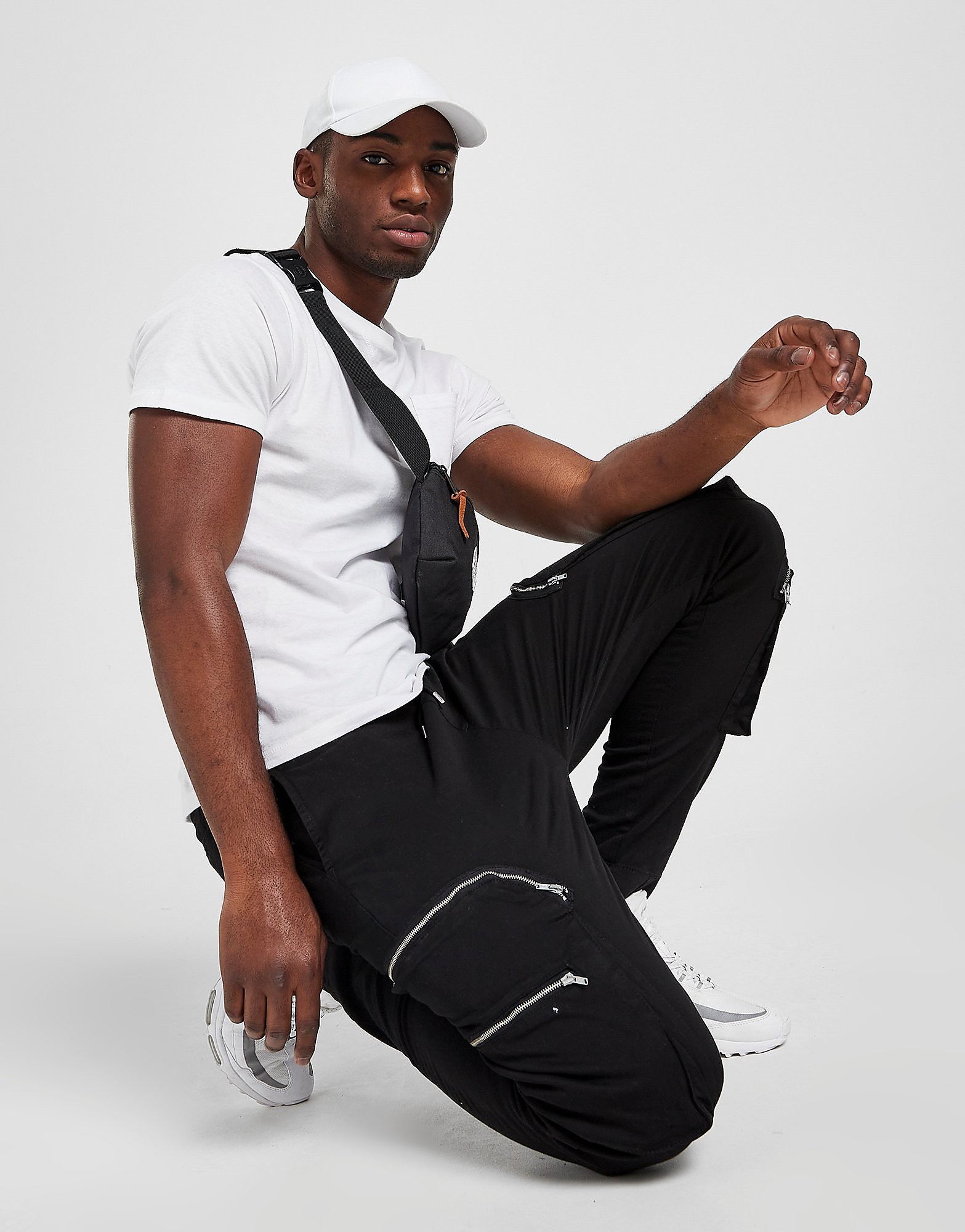 

Brave Soul Mario Cargo Pants - Black - Mens, Black
