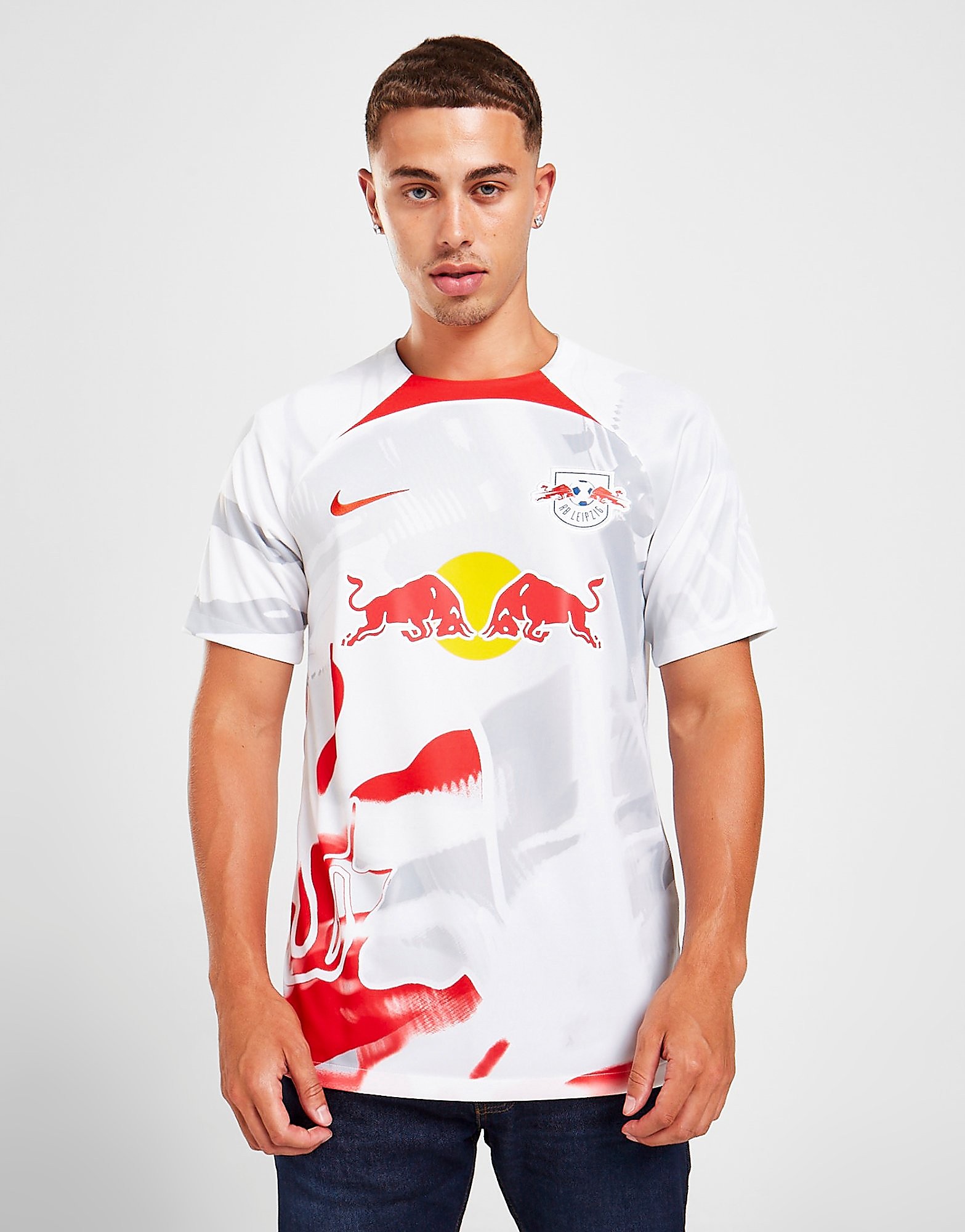 

Nike RB Leipzig 2022/23 Home Shirt - White/Red - Mens, White/Red
