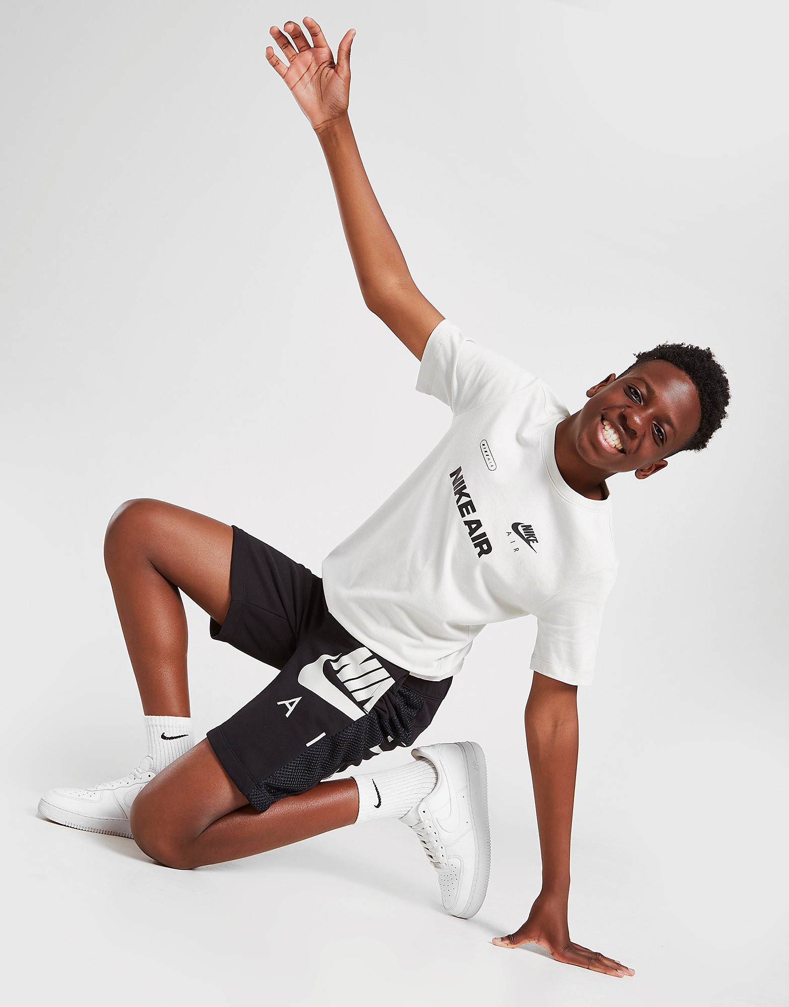 

Nike Air Hook T-Shirt Junior - White/LT'BONE - Kids, White/LT'BONE
