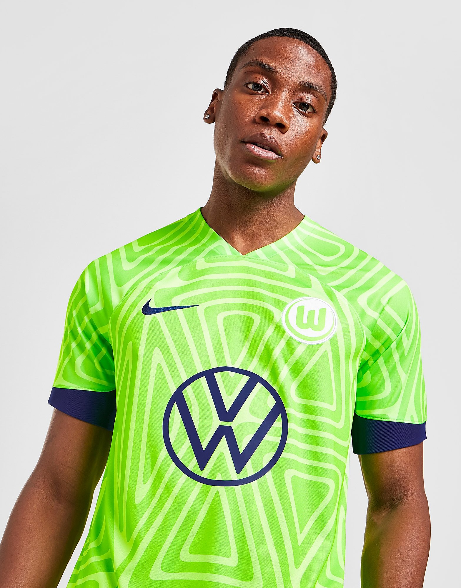 

Nike VFL Wolfsburg 2022/23 Home Shirt - Green - Mens, Green
