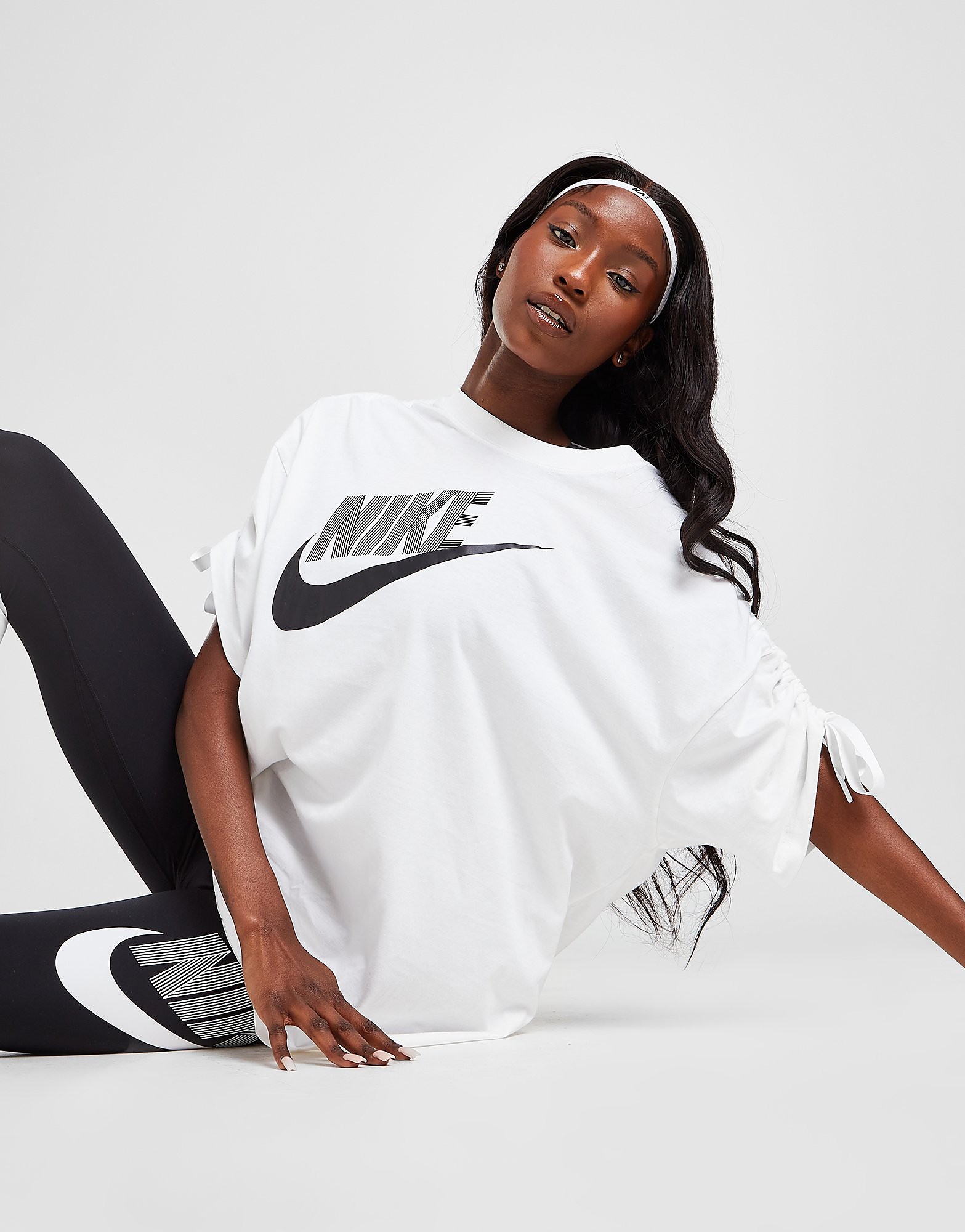 

Nike Dance Short Sleeve Top - White - Womens, White