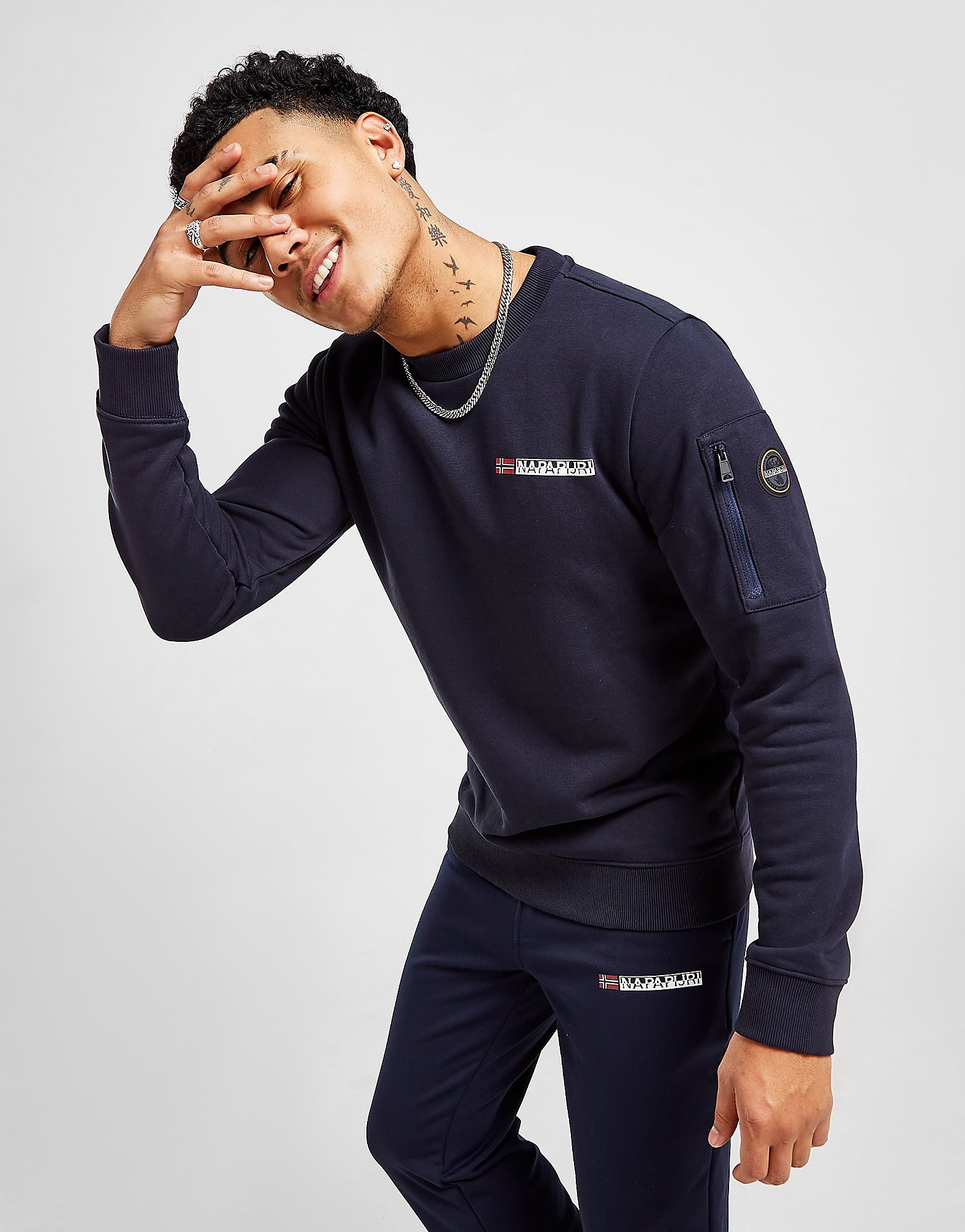 

Napapijri Belk MA1 Sweatshirt - Only at JD - Blue - Mens, Blue