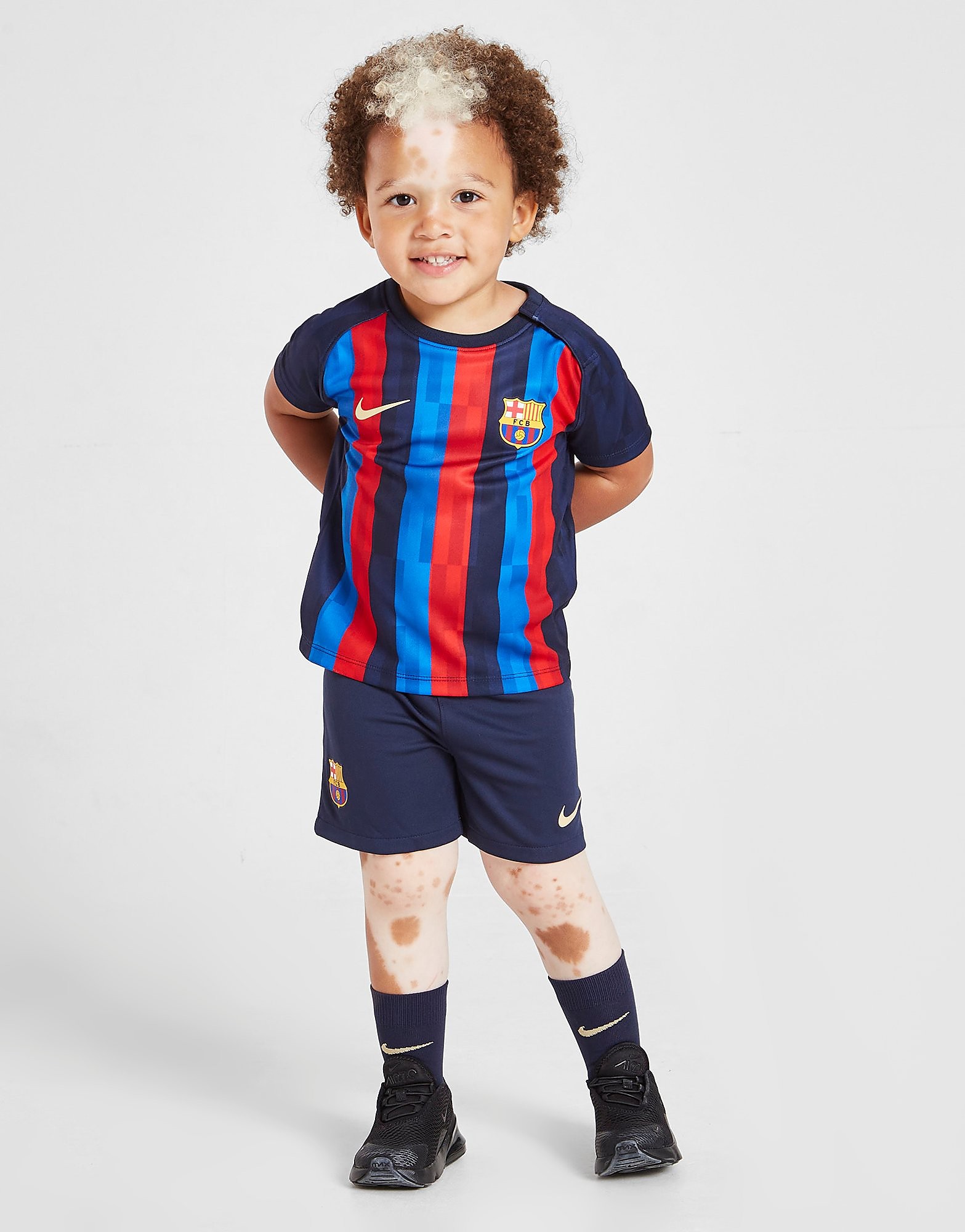 

Nike FC Barcelona 2022/23 Home Kit Infant - Obsidian/Sesame - Kids, Obsidian/Sesame