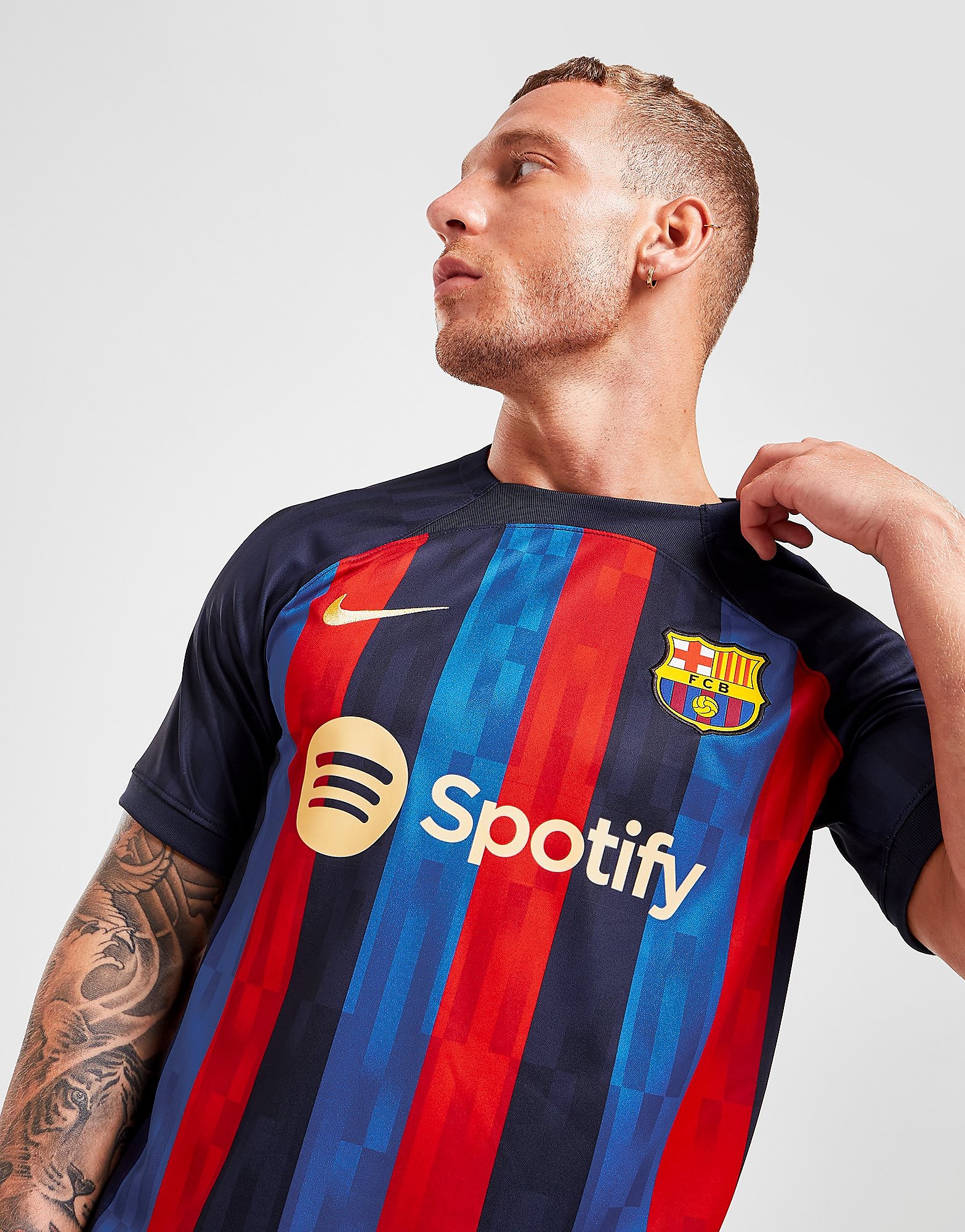 Nike FC Barcelona 2022/23 Home Shirt - BLUE - Mens, BLUE