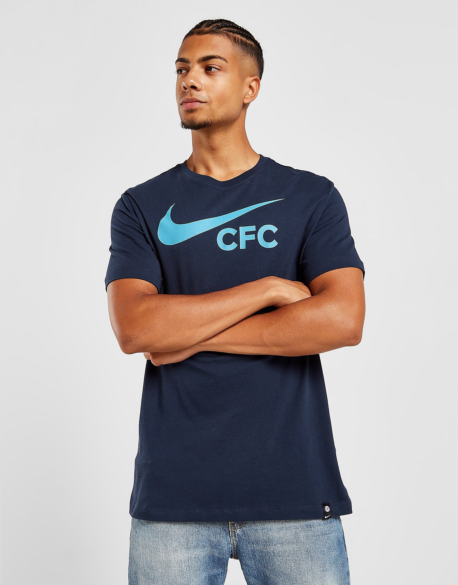 

Nike Chelsea FC Swoosh T-Shirt - Blue - Mens, Blue