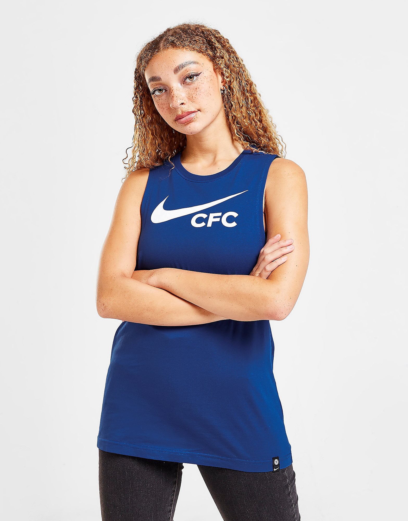 

Nike Chelsea FC Swoosh Tank Top - Blue - Womens, Blue