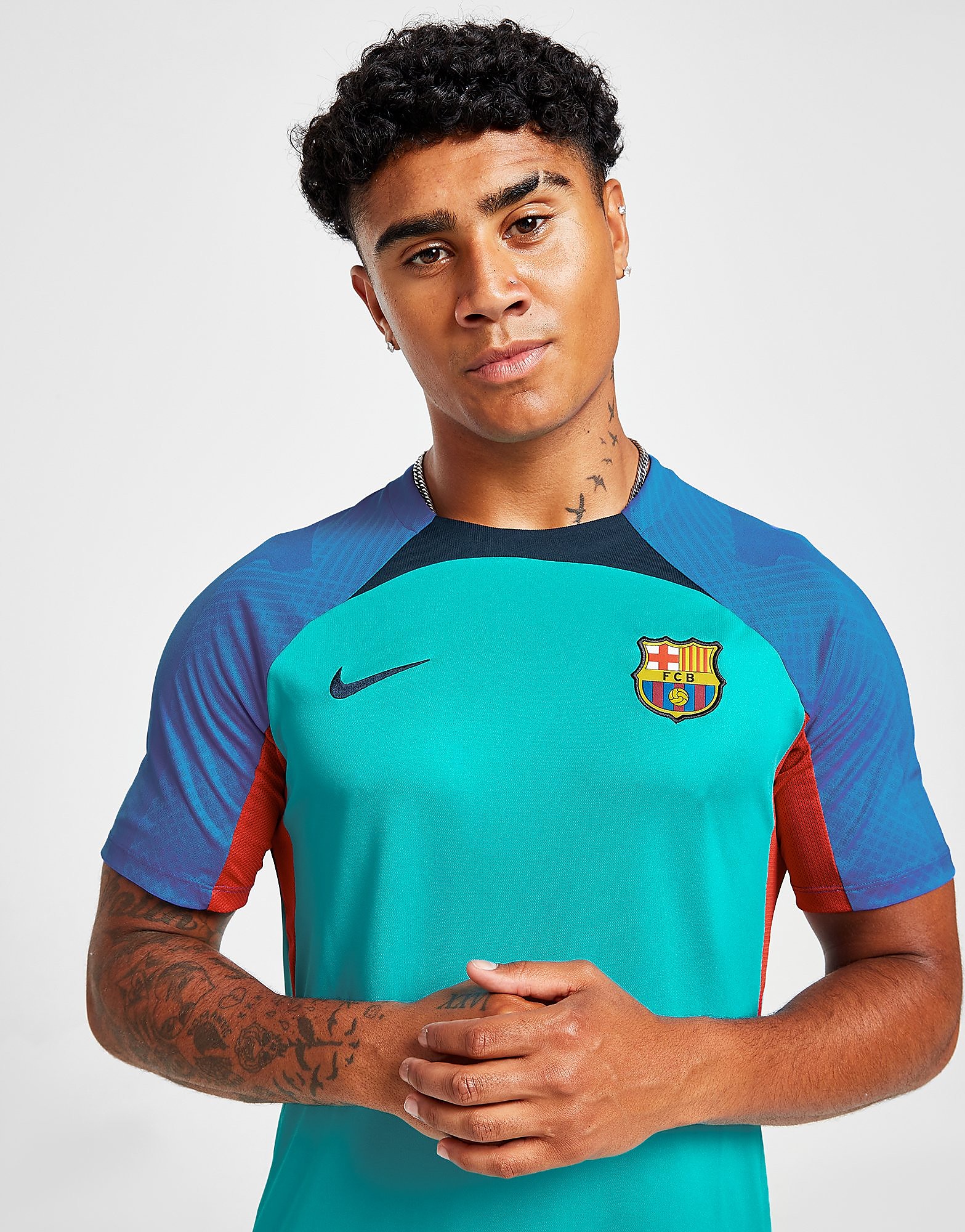 

Nike FC Barcelona Strike Shirt - Blue - Mens, Blue