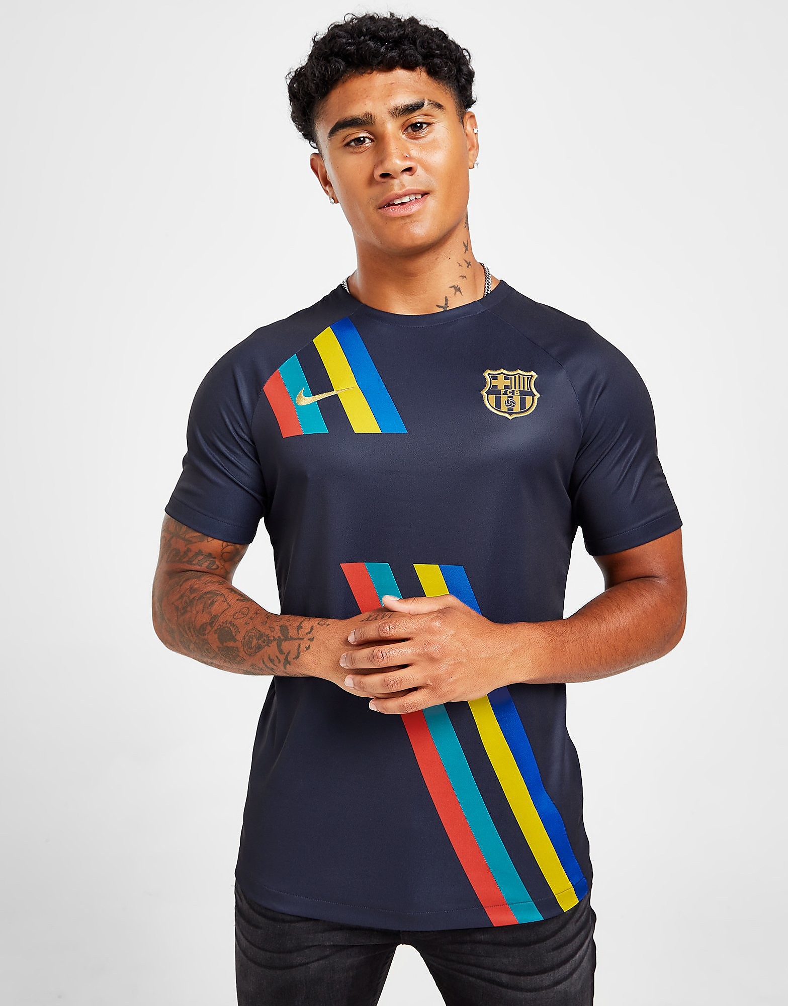 

Nike FC Barcelona Away Pre-Match Shirt - Navy - Mens, Navy