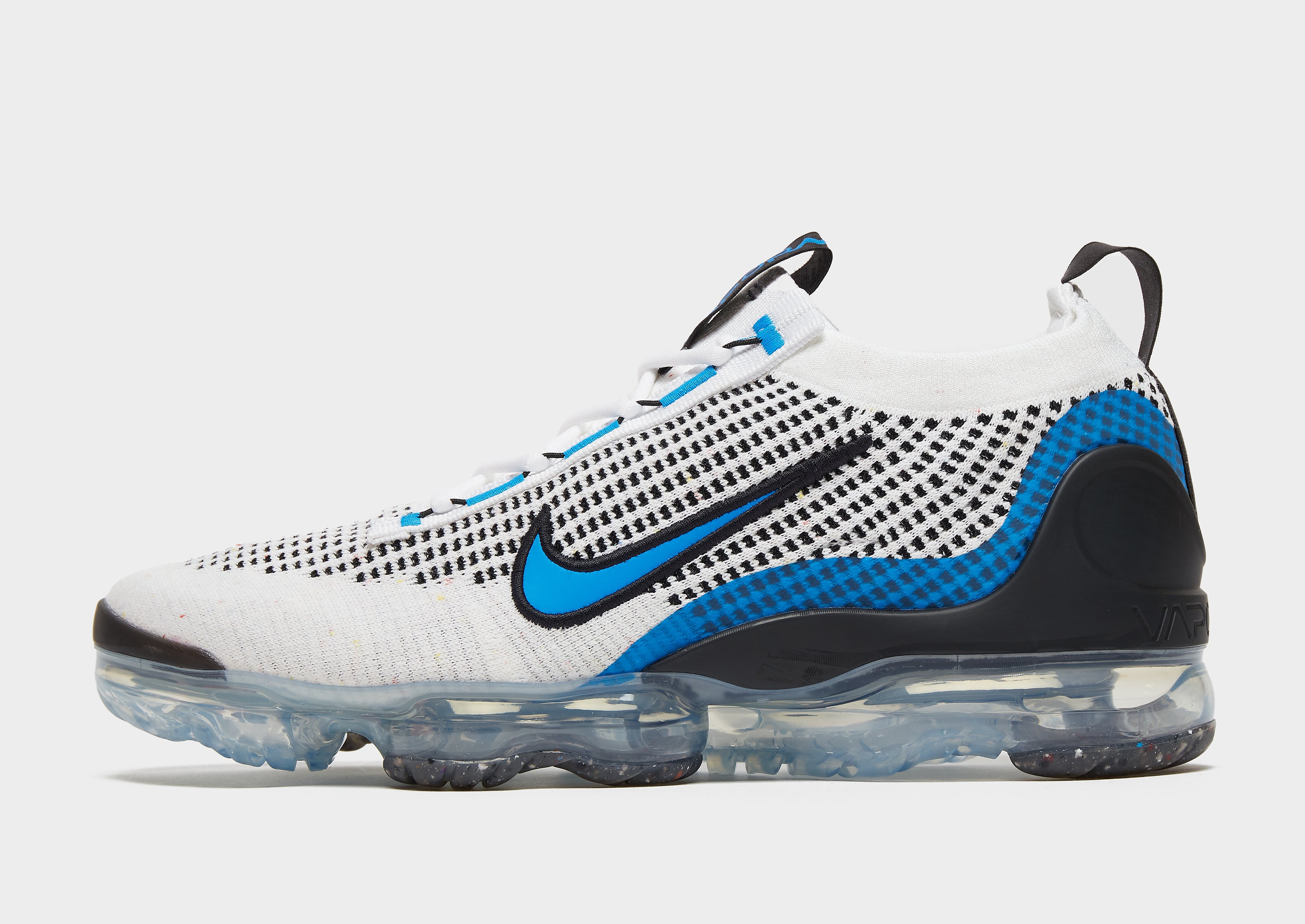 

Nike Air VaporMax 2021 - White/Black/Metallic Silver/Photo Blue - Mens, White/Black/Metallic Silver/Photo Blue