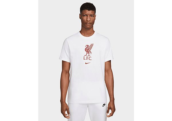 Nike Liverpool FC Crest T-Shirt - White - Mens, White