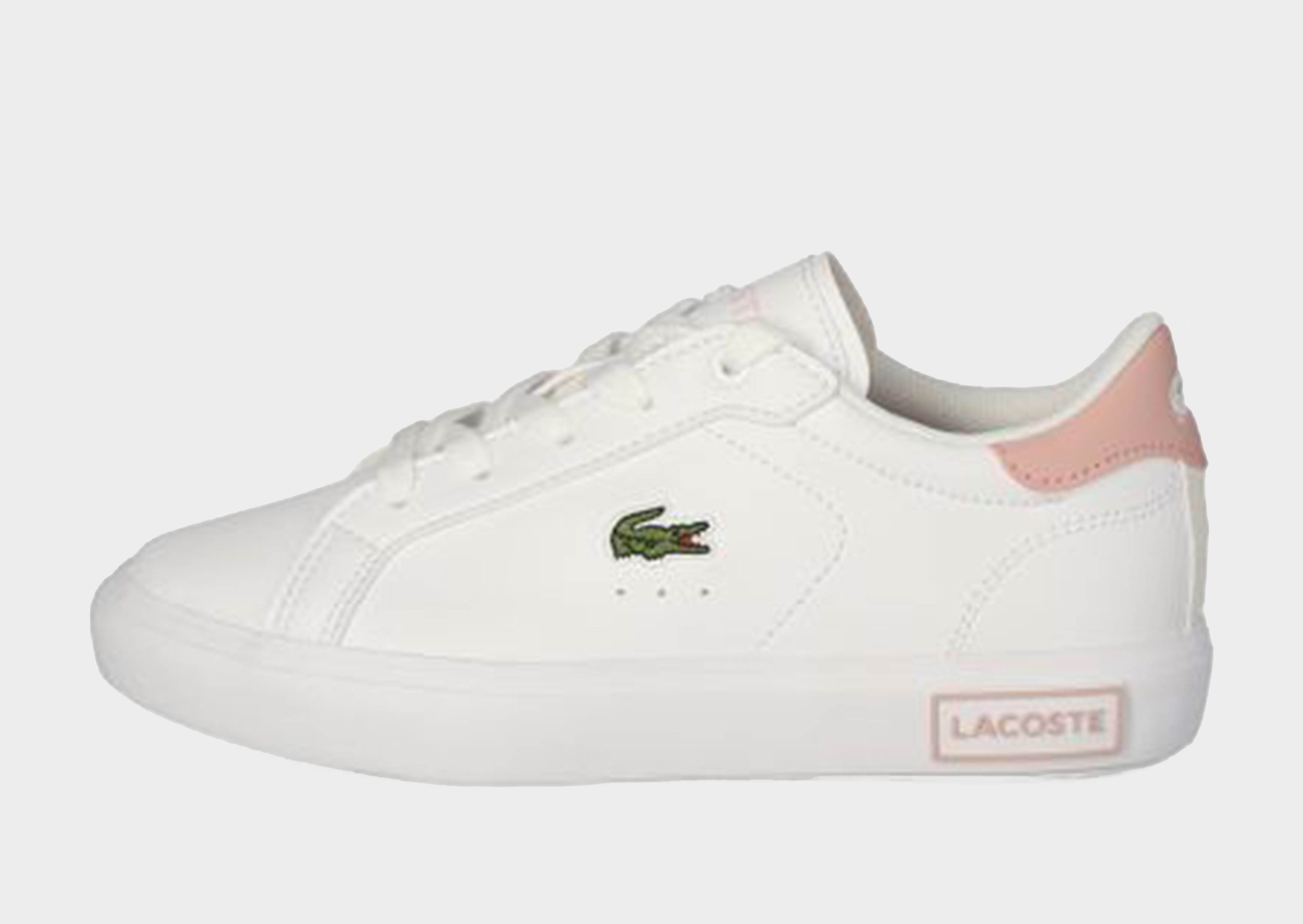 

Lacoste Powercourt Children - White/BC/RS - Kids, White/BC/RS