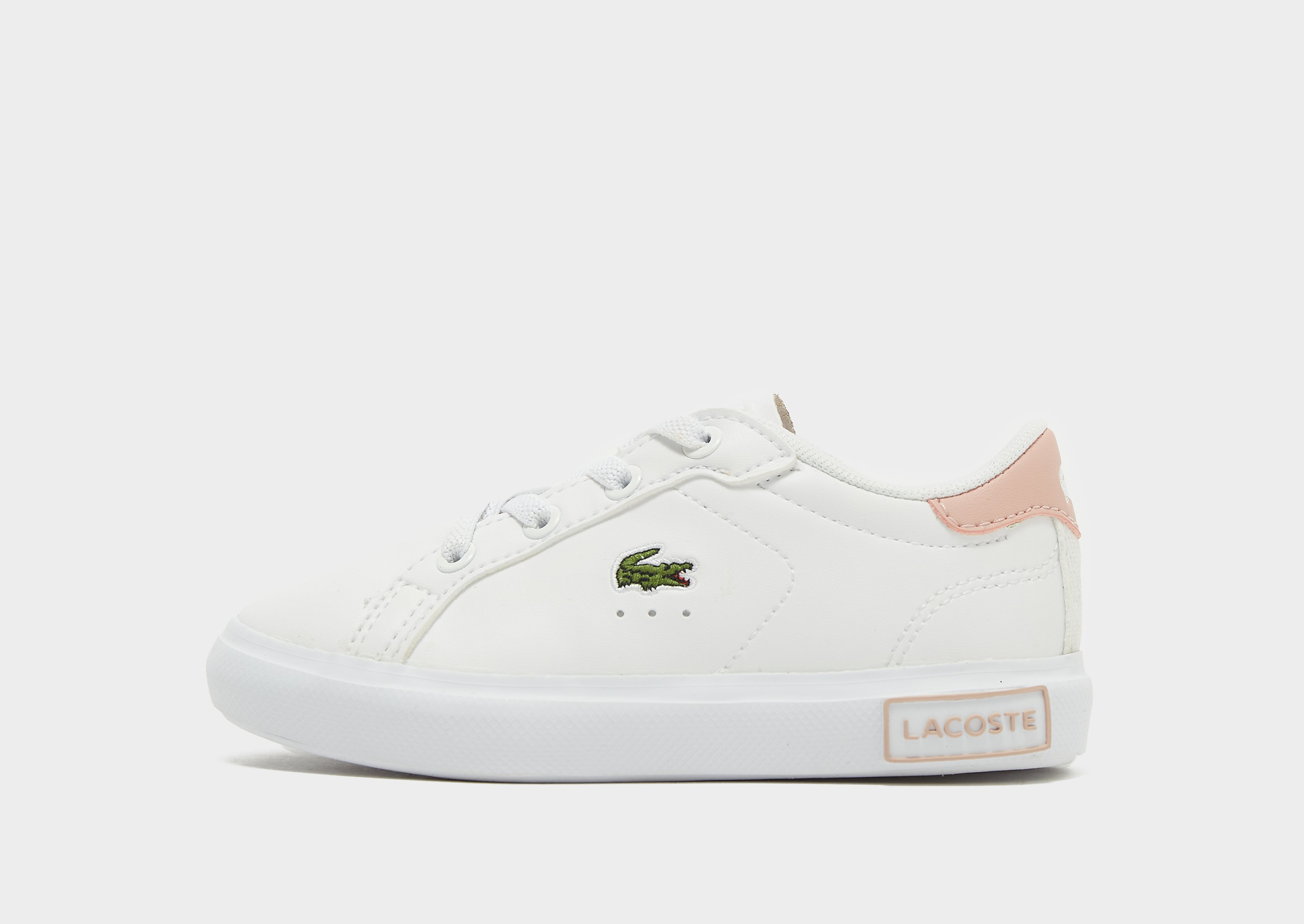 

Lacoste Powercourt Infant - White/BC/RS - Kids, White/BC/RS