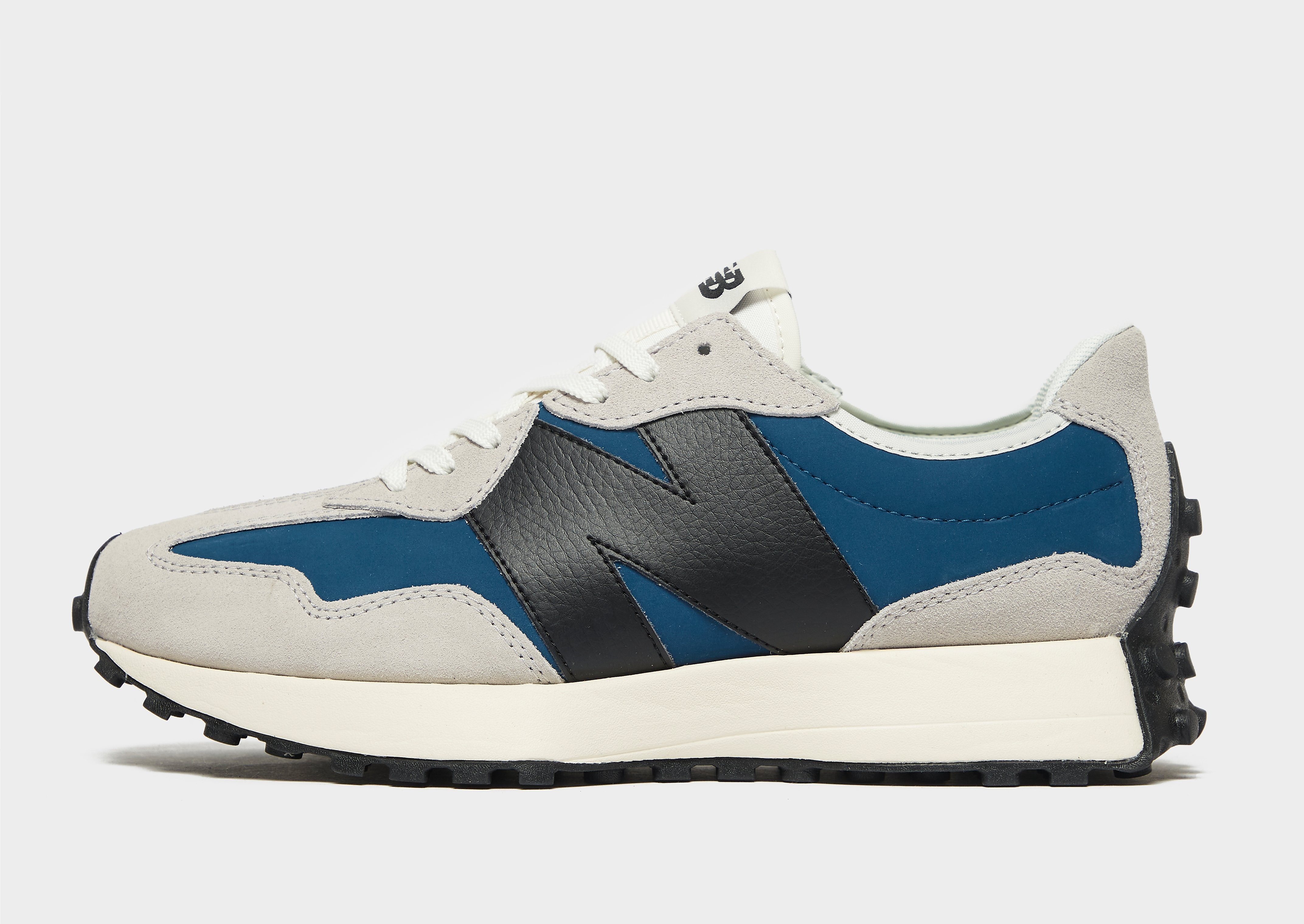 

New Balance 327 - White/Blue - Mens, White/Blue