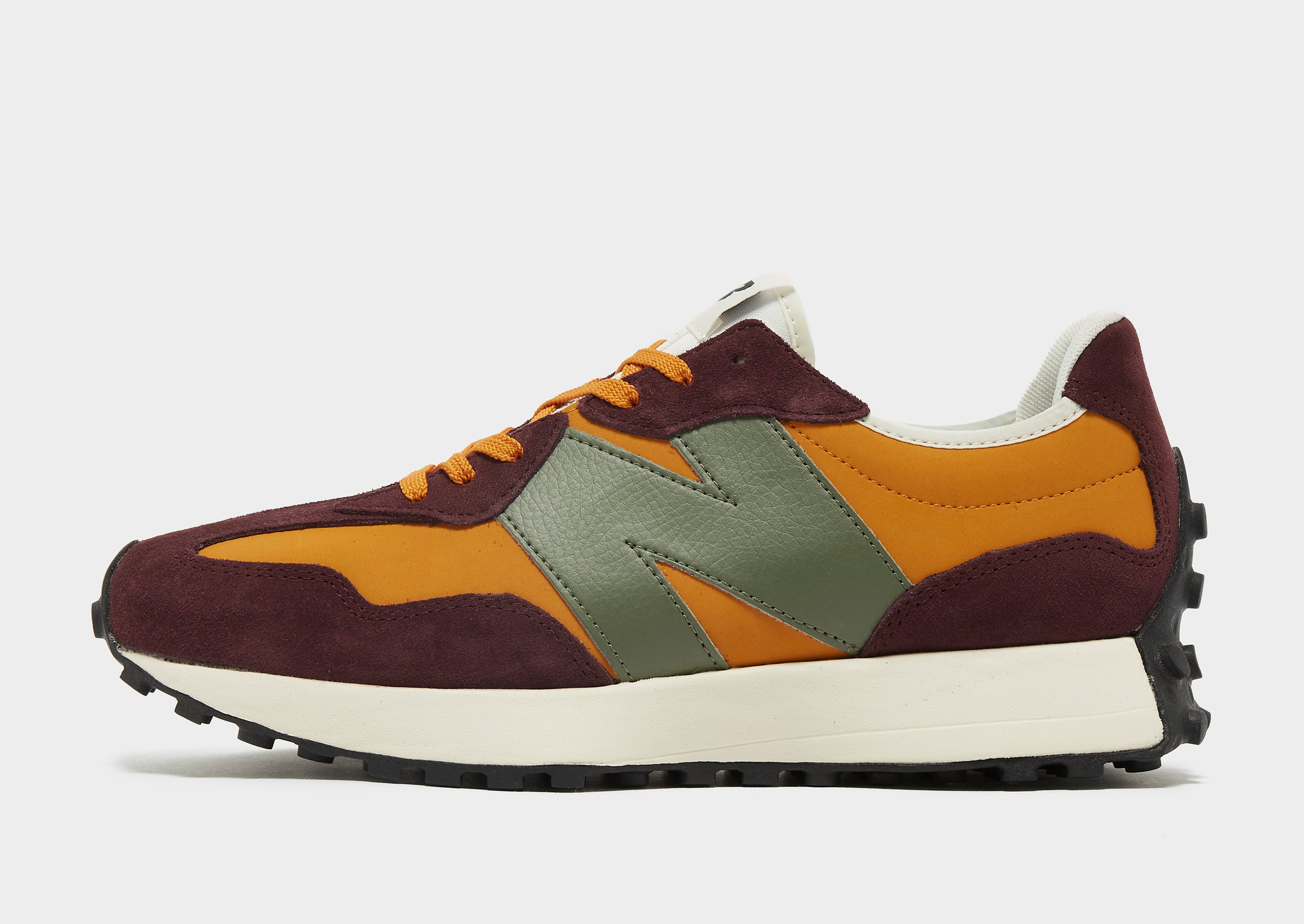 New Balance 327 - Brown/Orange - Mens, Brown/Orange