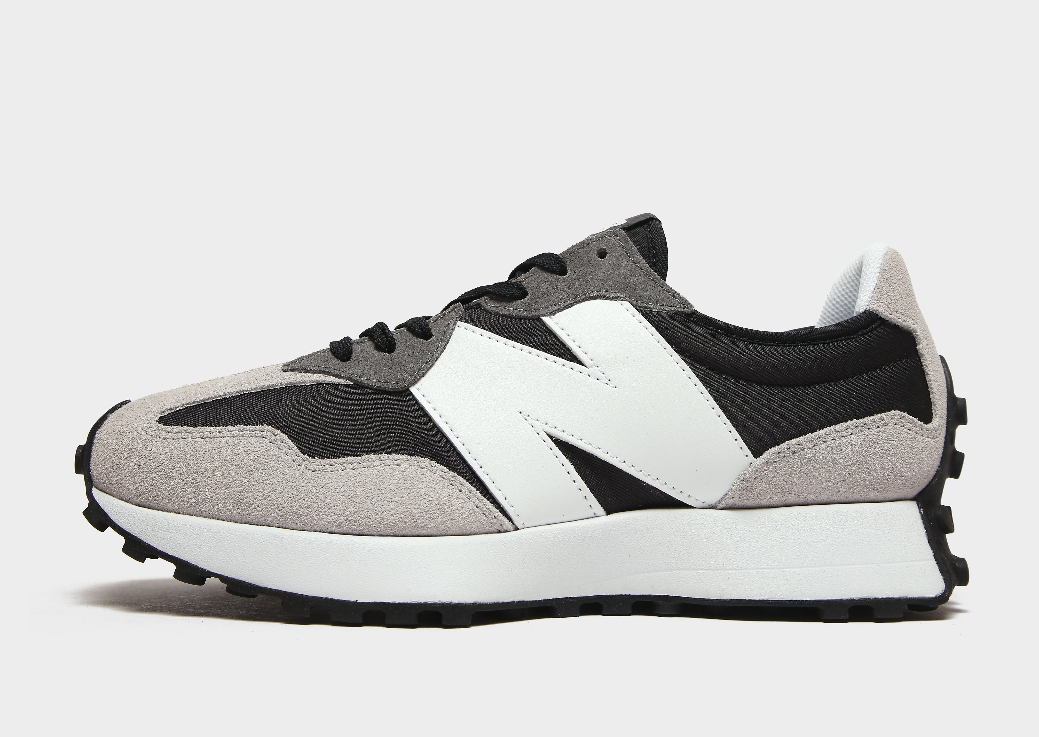 

New Balance 327 - Black/Grey - Mens, Black/Grey