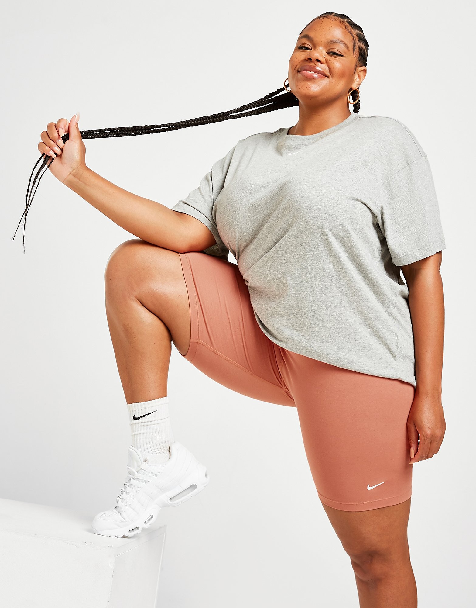 

Nike Plus Size Core Swoosh Cycle Shorts - Pink - Womens, Pink