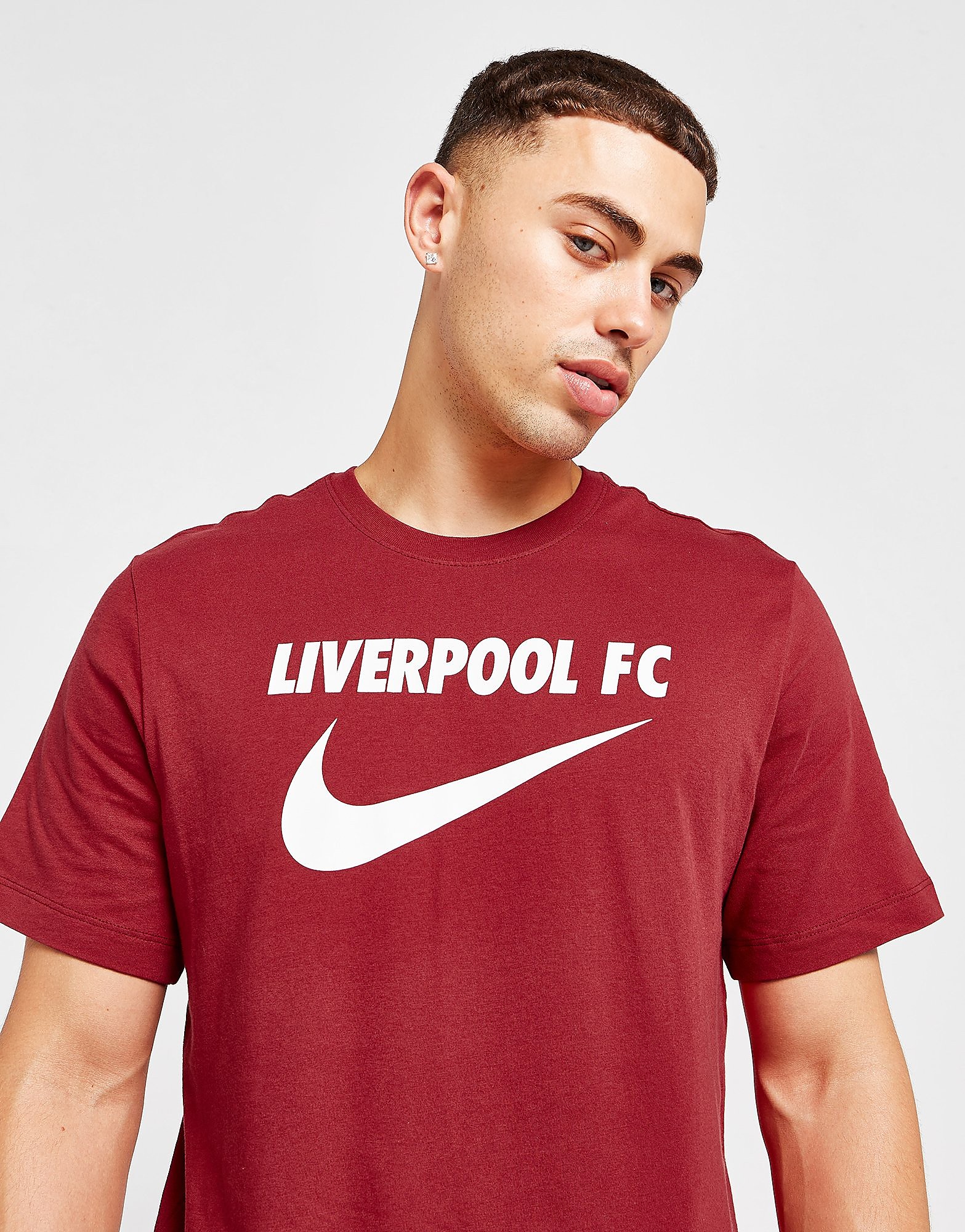 

Nike Liverpool FC Swoosh T-Shirt - Tough Red - Mens, Tough Red