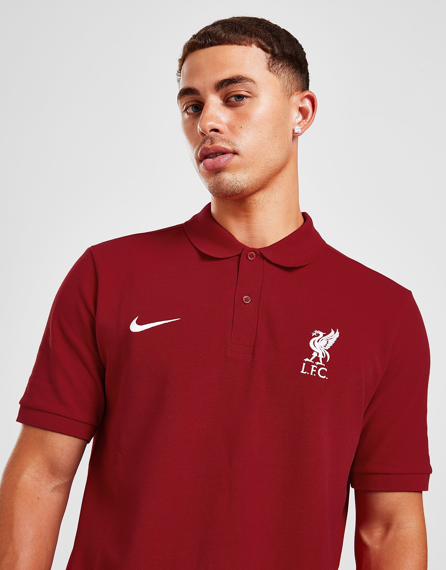 

Nike Liverpool FC Polo Shirt - Red/White - Mens, Red/White