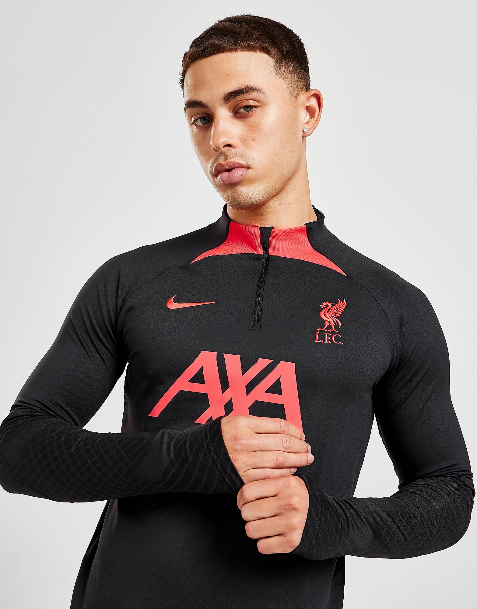 

Nike Liverpool FC Strike Drill Top - Black - Mens, Black
