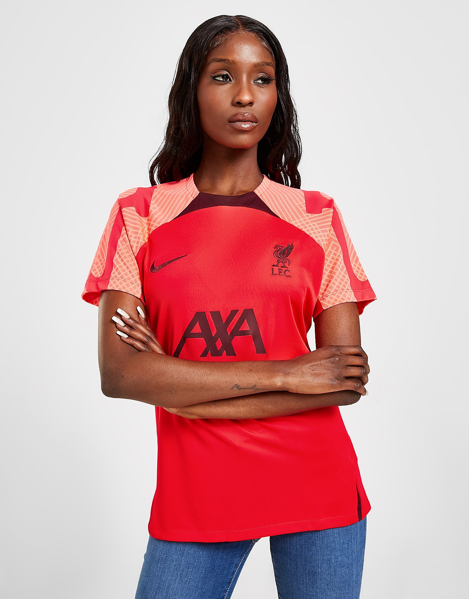 Nike T-Shirt Liverpool FC Strike para Mulher - Vermelho - Womens, Vermelho