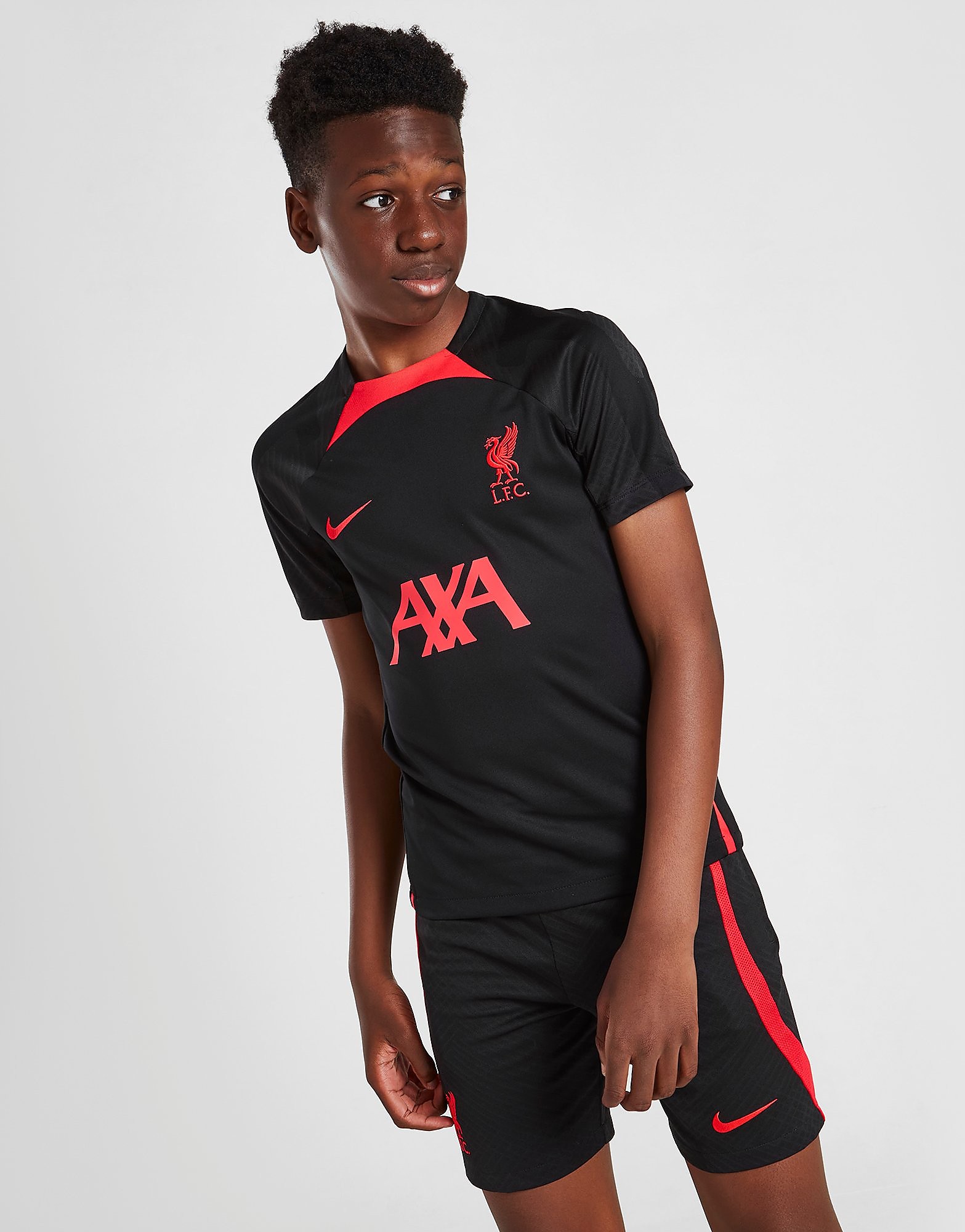 Nike Liverpool FC Strike Top Junior - Black/Siren Red/Siren Red - Kids, Black/Siren Red/Siren Red