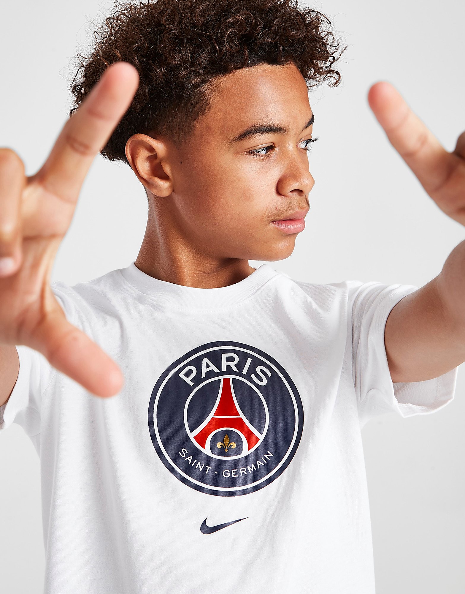 

Nike Paris Saint Germain Crest T-Shirt Junior - White - Kids, White