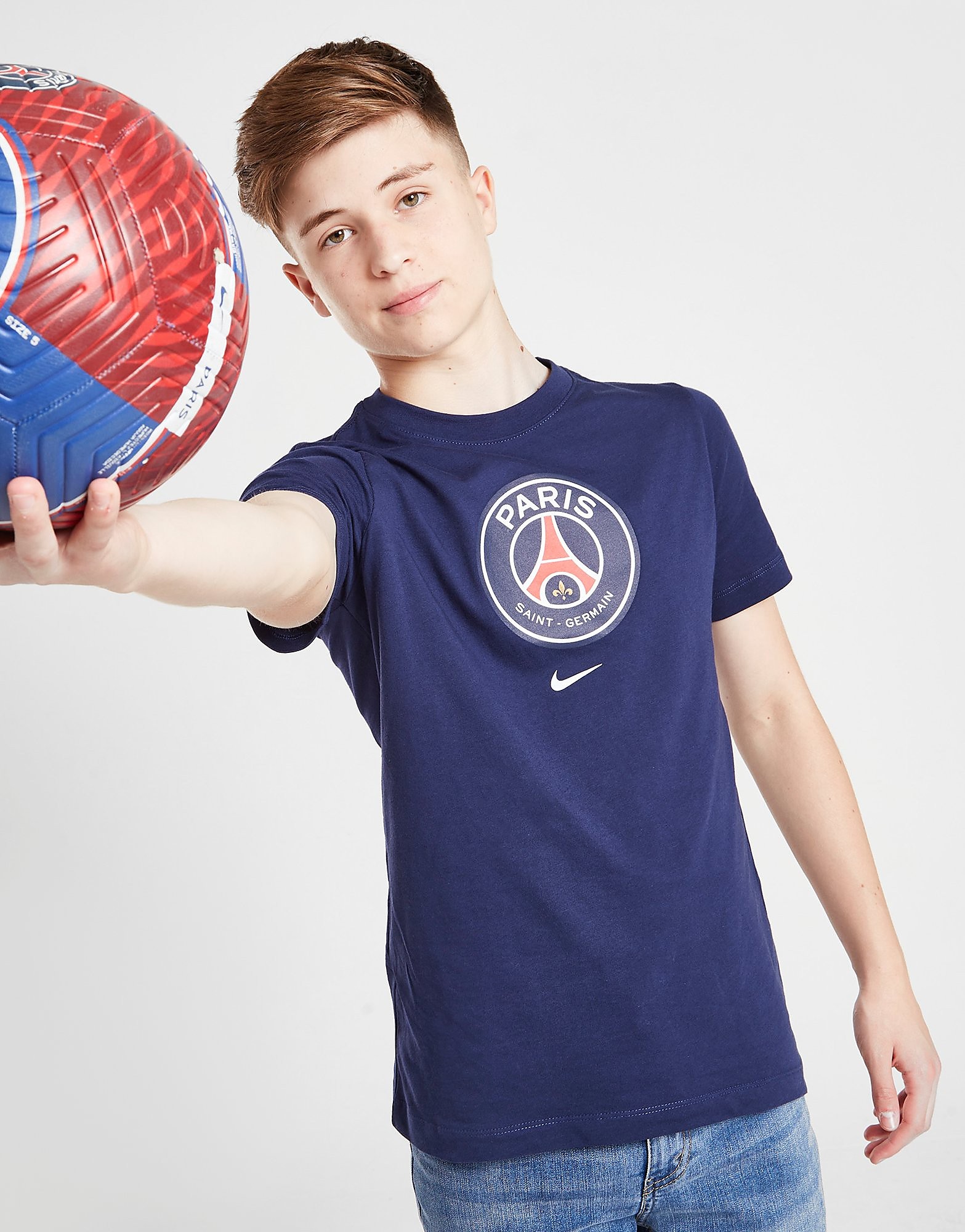 

Nike Paris Saint Germain Crest T-Shirt Junior - Navy - Kids, Navy