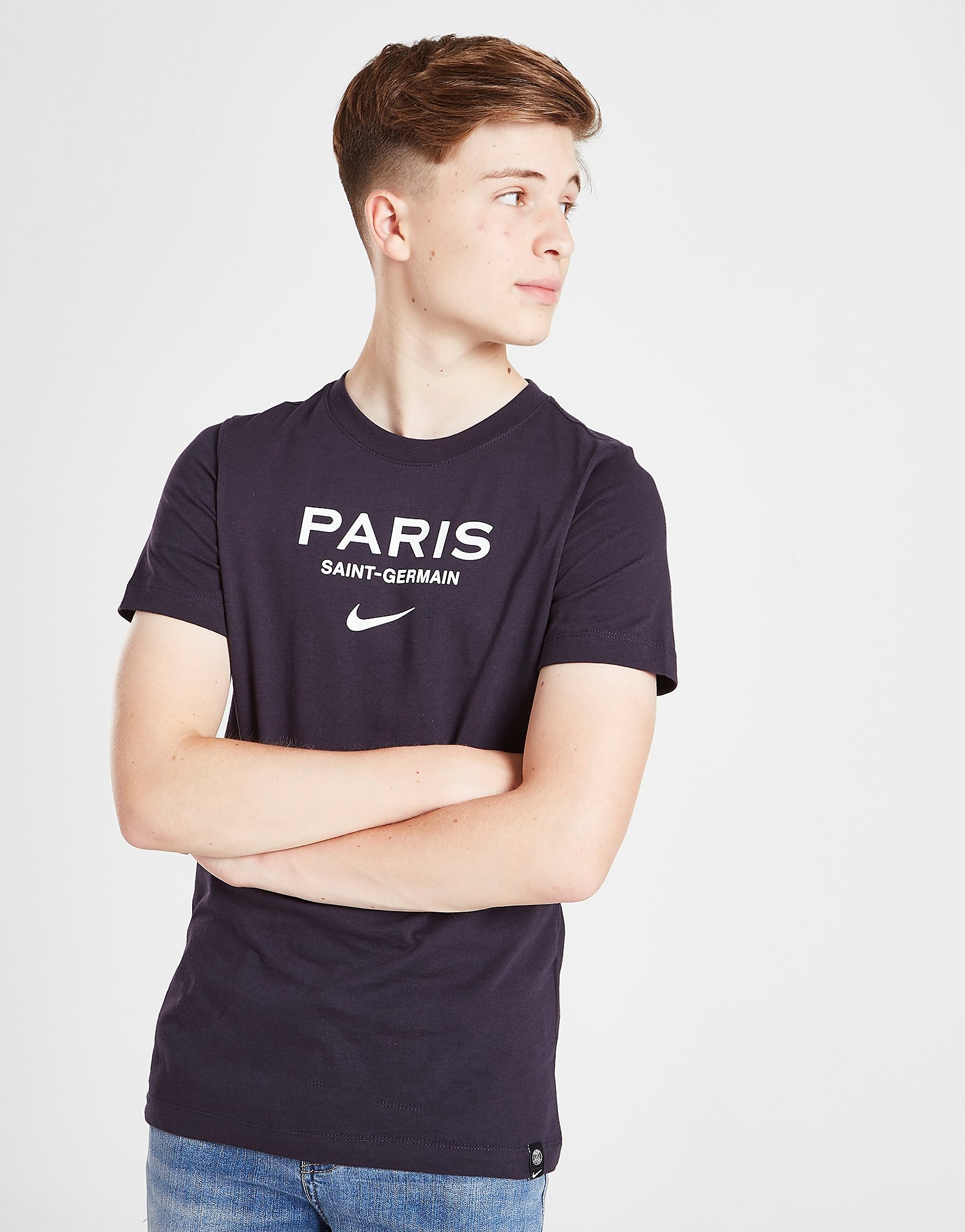 

Nike Paris Saint Germain Swoosh T-Shirt Junior - Grey - Kids, Grey
