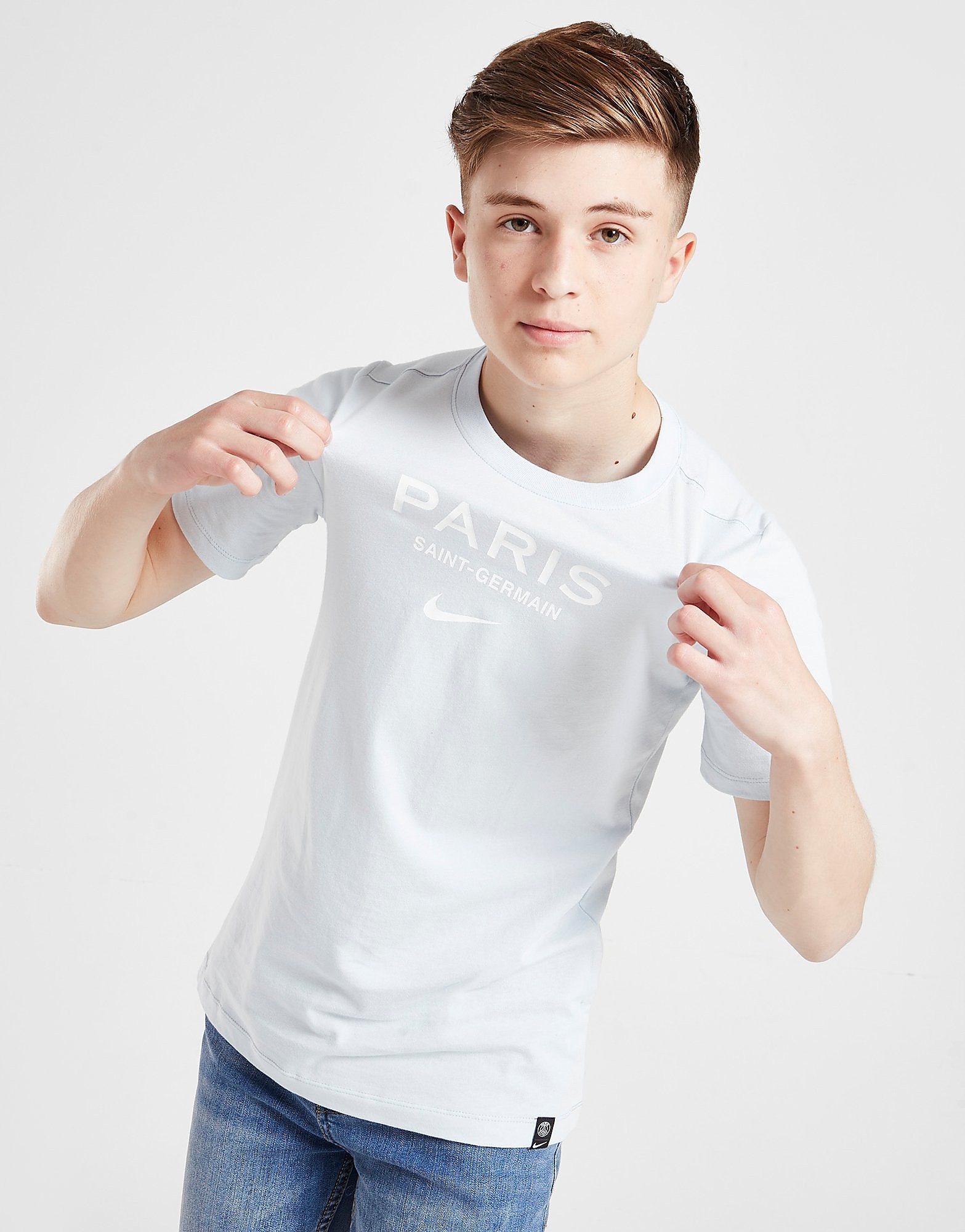 

Nike Paris Saint Germain Swoosh T-Shirt Junior - Blue - Kids, Blue