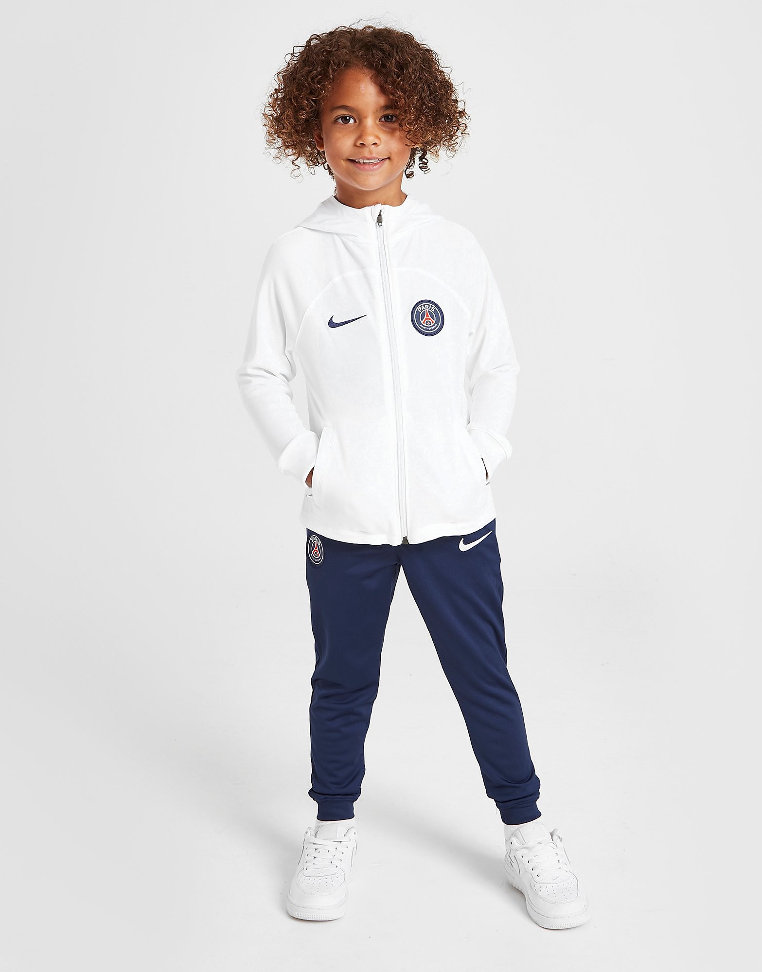 

Nike Paris Saint Germain Strike Tracksuit Children - White/Midnight Navy/Midnight Navy - Kids, White/Midnight Navy/Midnight Navy