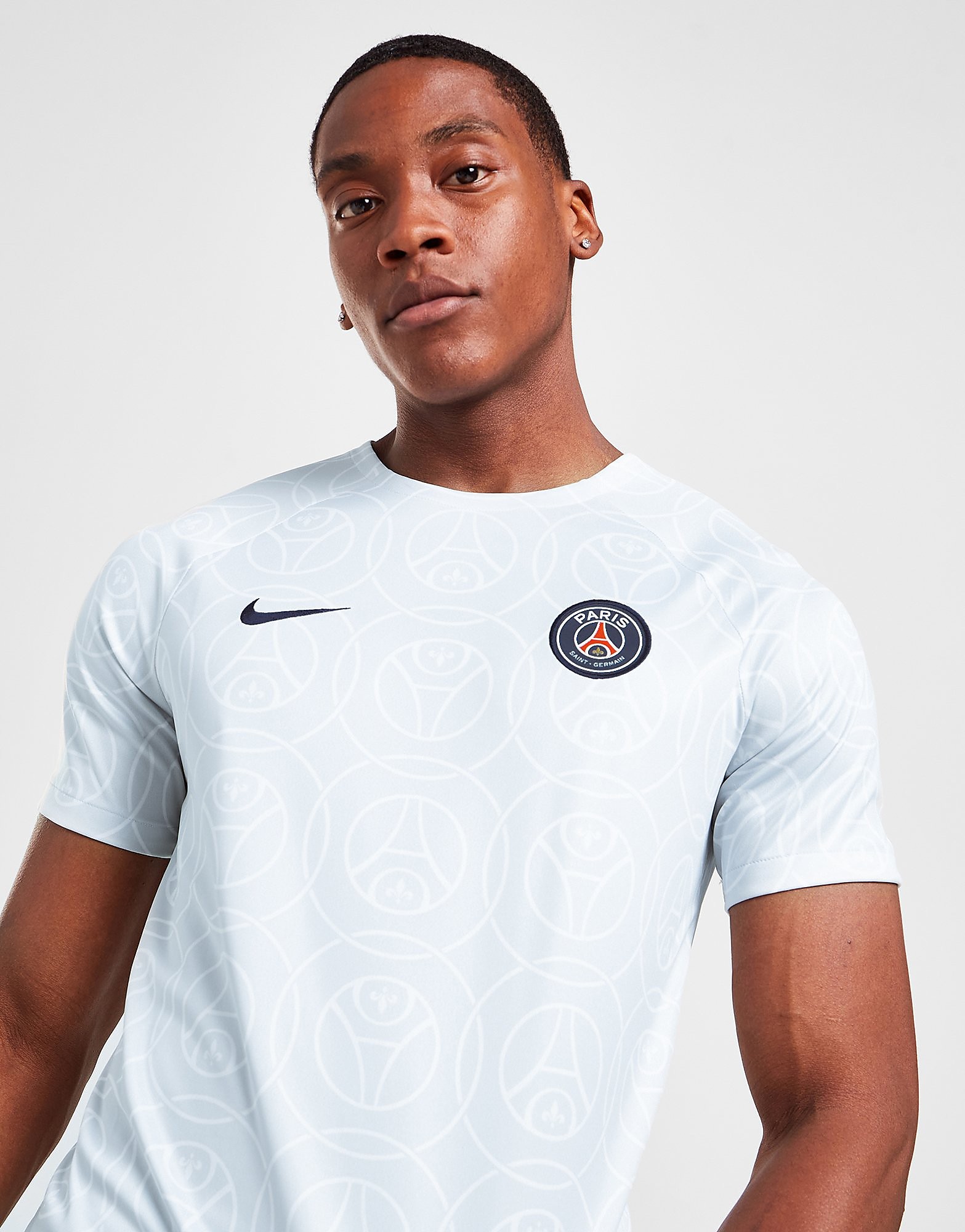 

Nike Paris Saint Germain Pre-Match Shirt - Aura/Aura/Aura/Midnight Navy - Mens, Aura/Aura/Aura/Midnight Navy