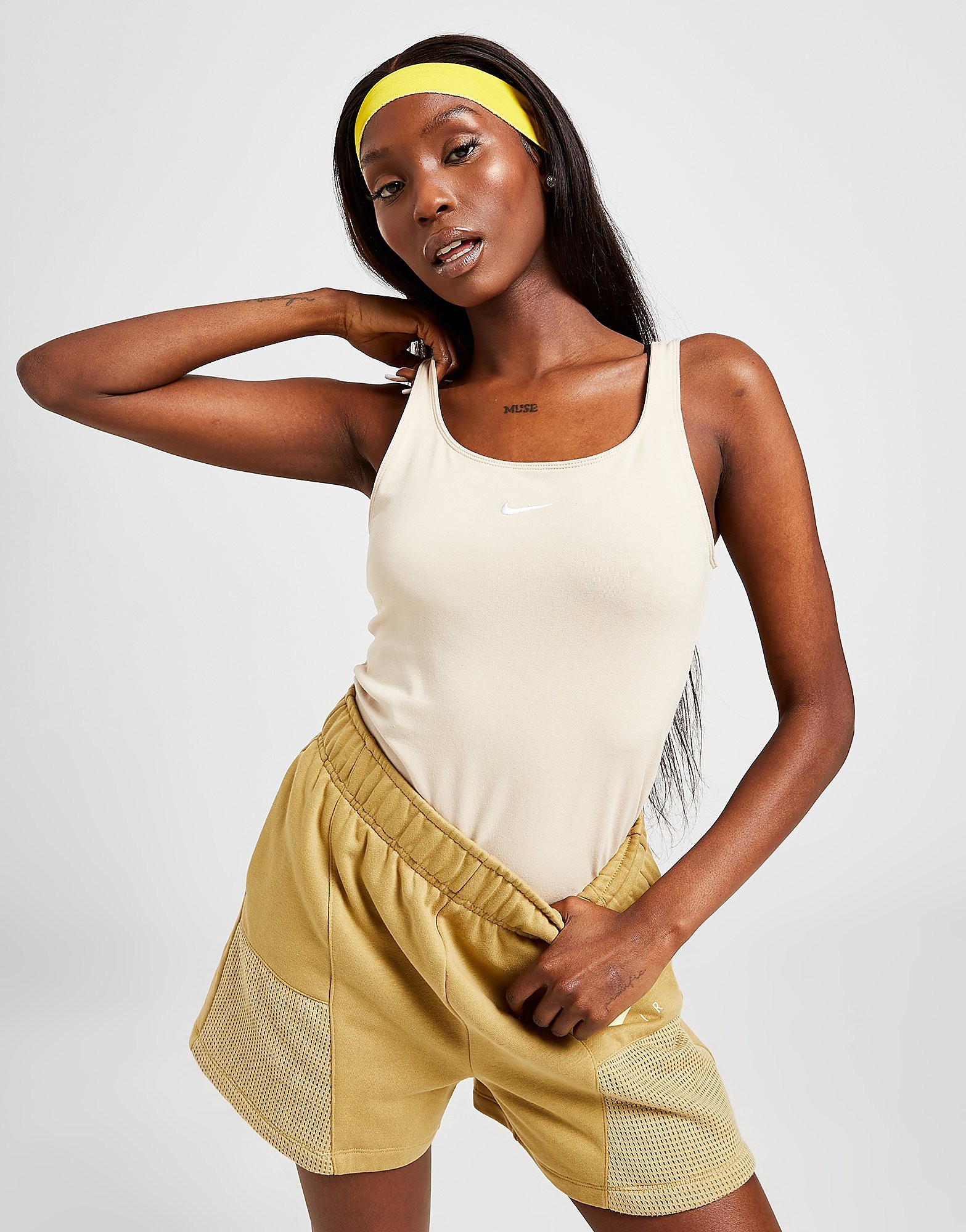 

Nike Trend Tank Top - Sand Drift/White - Womens, Sand Drift/White