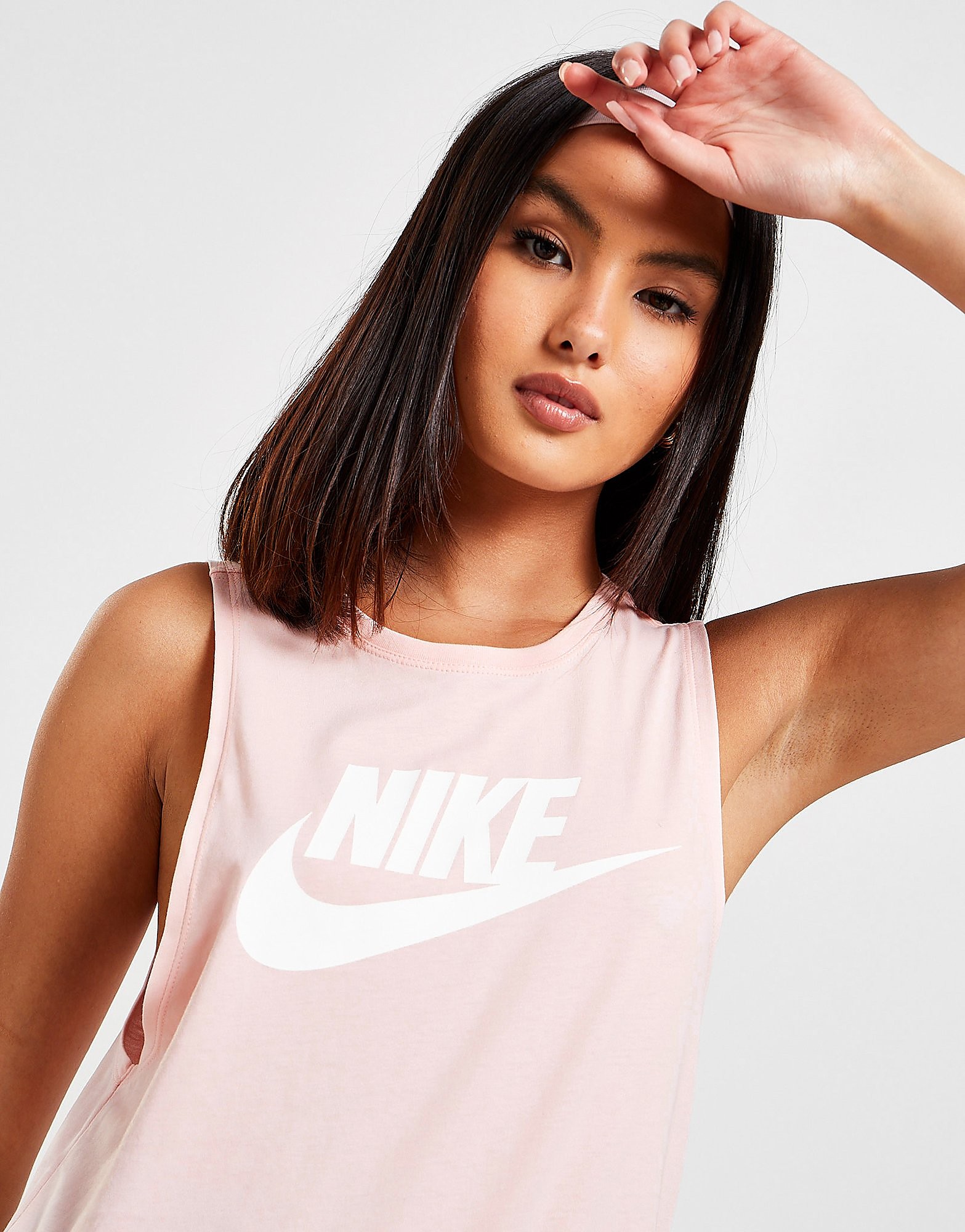

Nike Futura Muscle Tank Top - Atmosphere/White - Womens, Atmosphere/White
