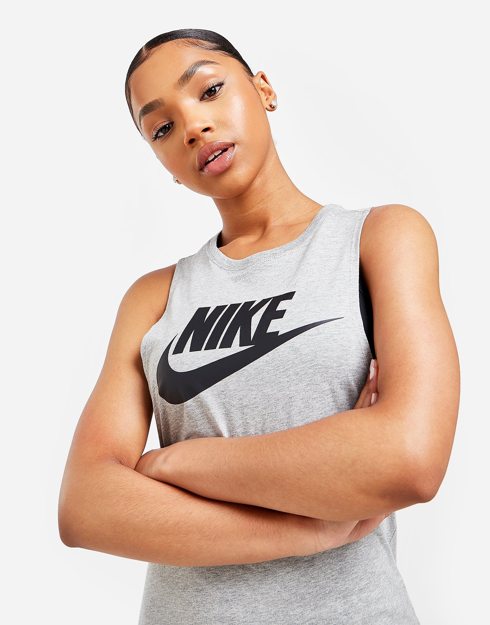 

Nike Futura Muscle Tank Top - Dark Grey/Black - Womens, Dark Grey/Black