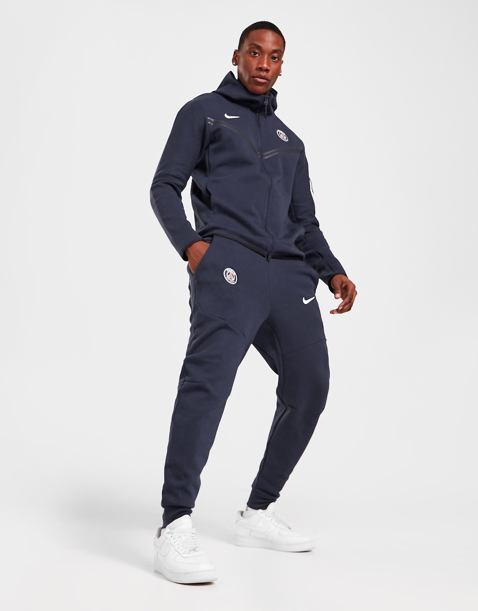 

Nike Paris Saint Germain Tech Fleece Joggers - Navy/White - Mens, Navy/White