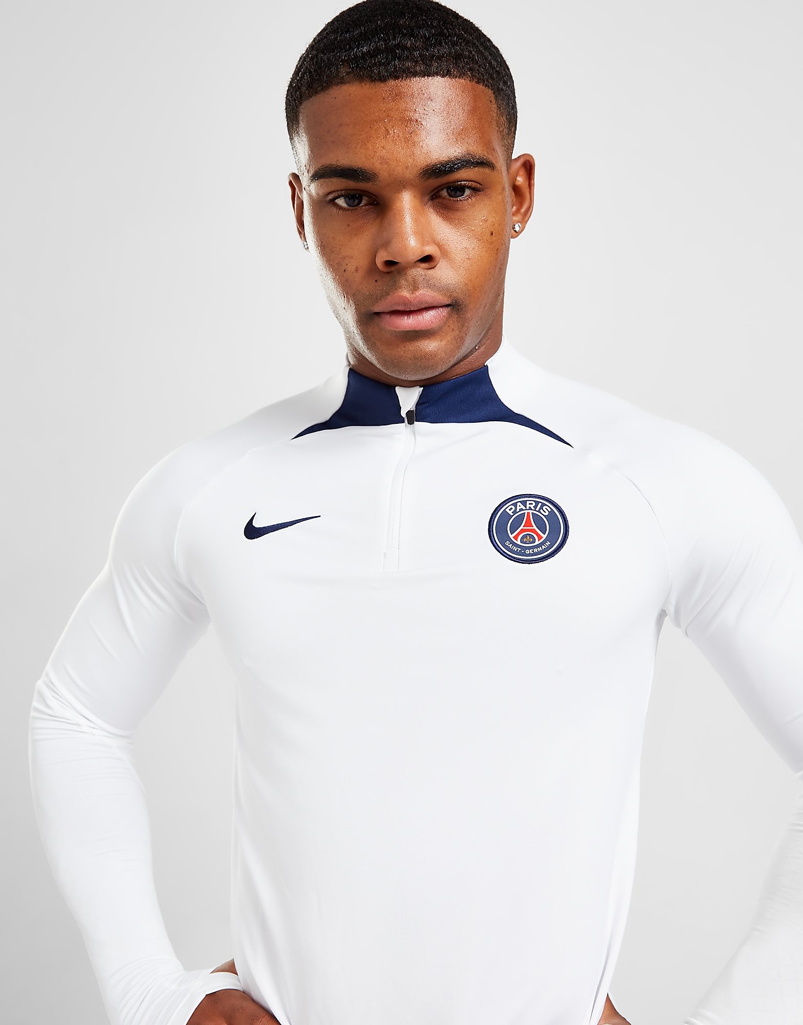 

Jordan Paris Saint Germain Strike Drill Top - White - Mens, White