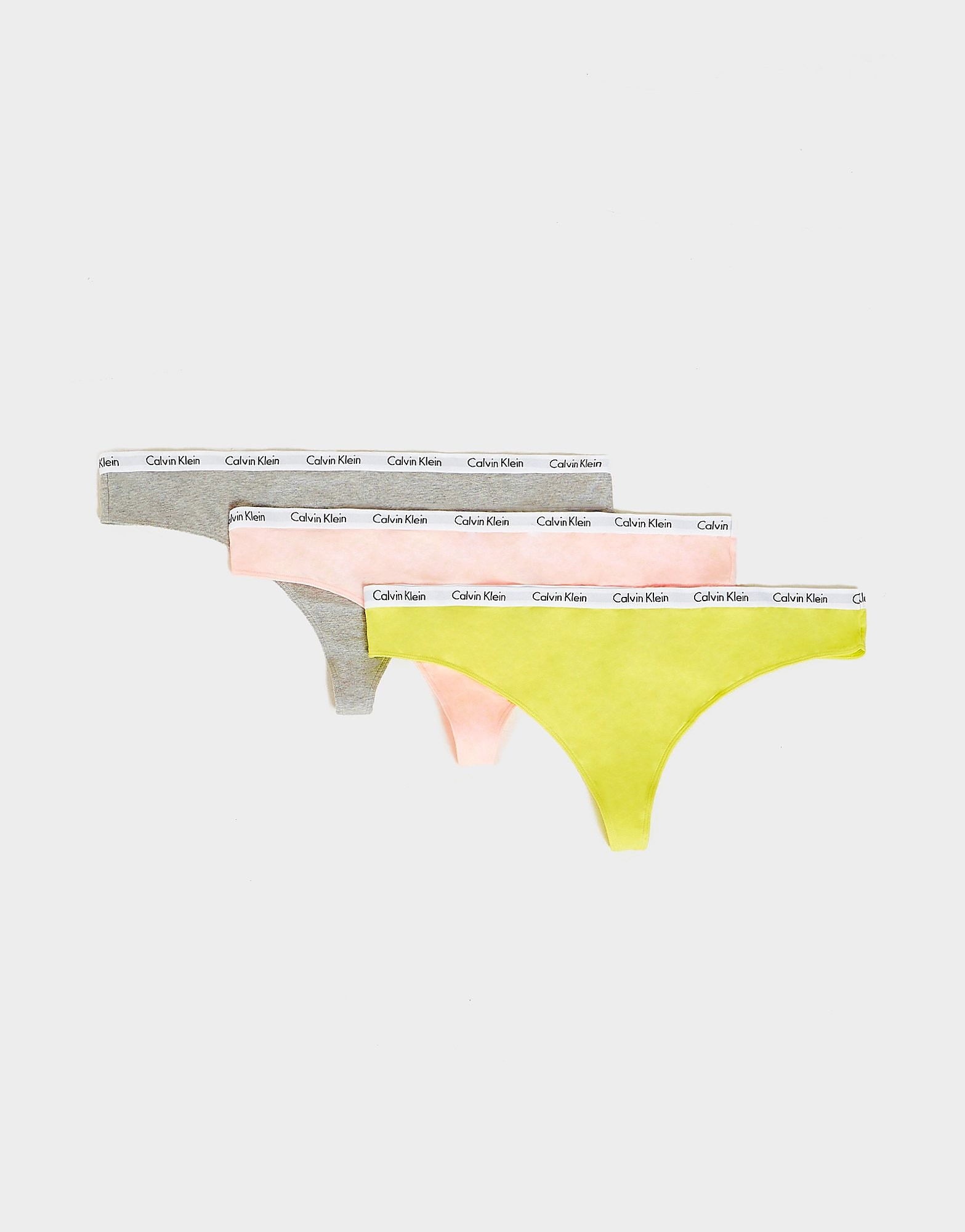 

Calvin Klein Underwear Curve 3 Pack Thong - Multi Coloured - Womens, Multi Coloured