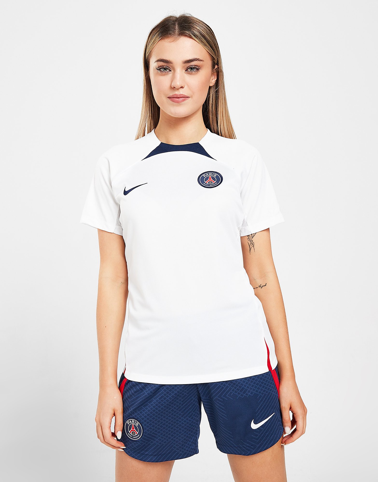 

Nike Paris Saint Germain Strike Drill Top - White/Midnight Navy/University Red/Midnight Navy - Womens, White/Midnight Navy/University Red/Midnight Navy