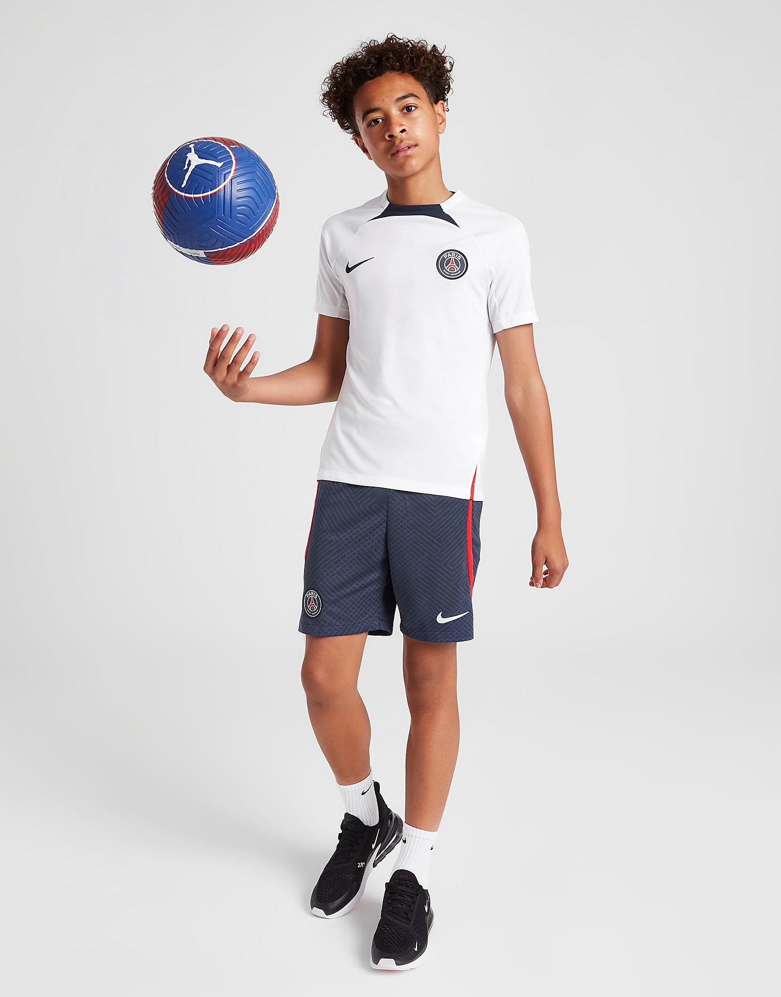 

Nike Paris Saint Germain Strike Shirt Junior - White/Midnight Navy/University Red/Midnight Navy - Kids, White/Midnight Navy/University Red/Midnight Navy