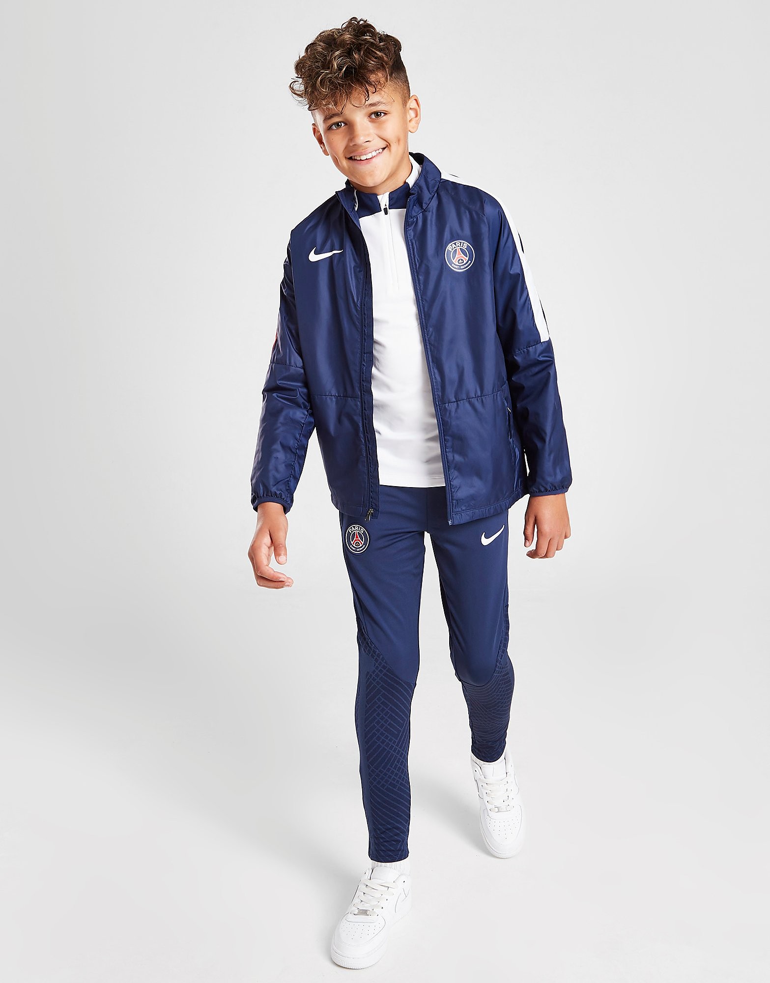 

Nike Paris Saint Germain AWF Jacket Junior - Midnight Navy/White/University Red/White - Kids, Midnight Navy/White/University Red/White