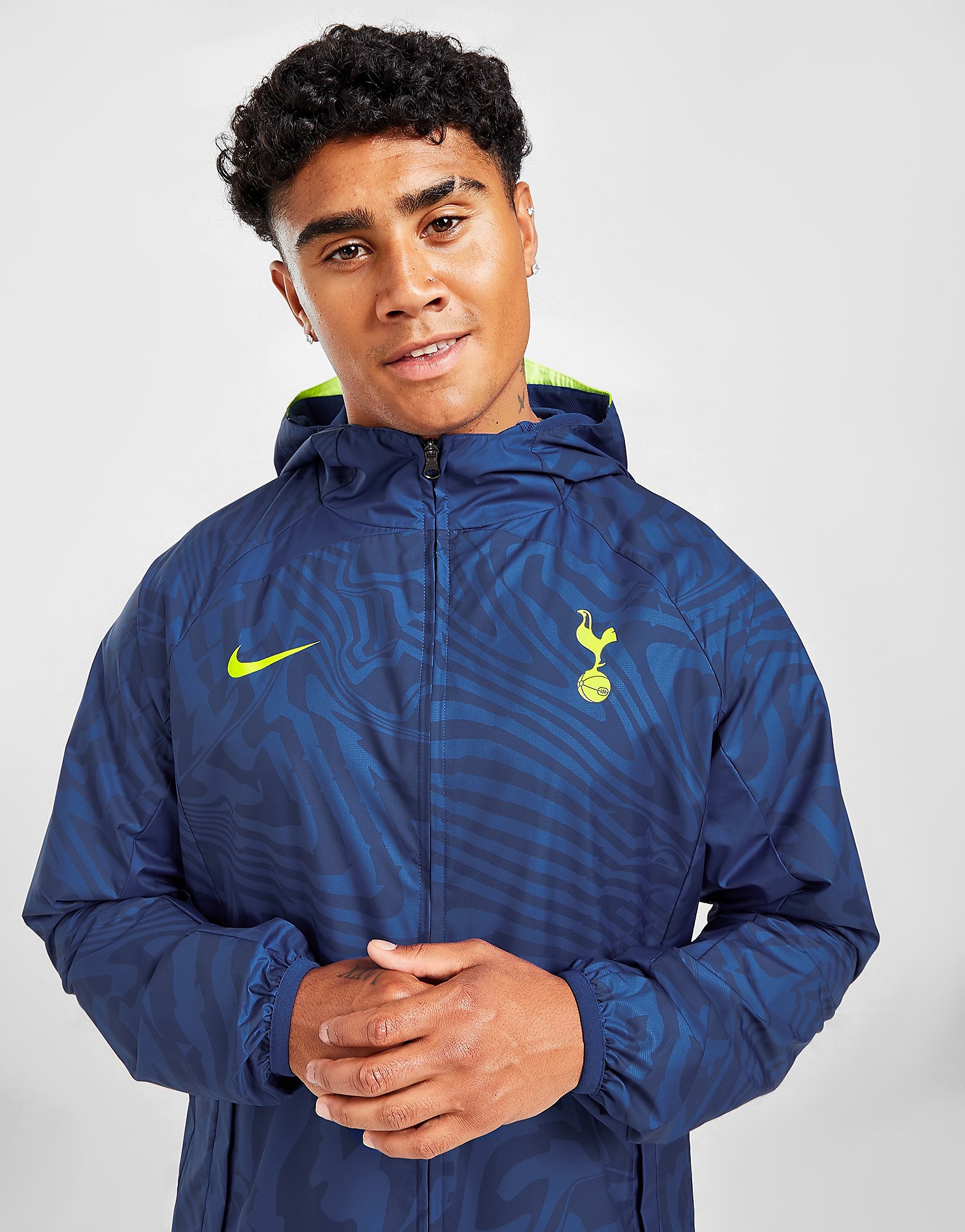 

Nike Tottenham Hotspur FC AWF Jacket - Indigo Force/Volt - Mens, Indigo Force/Volt