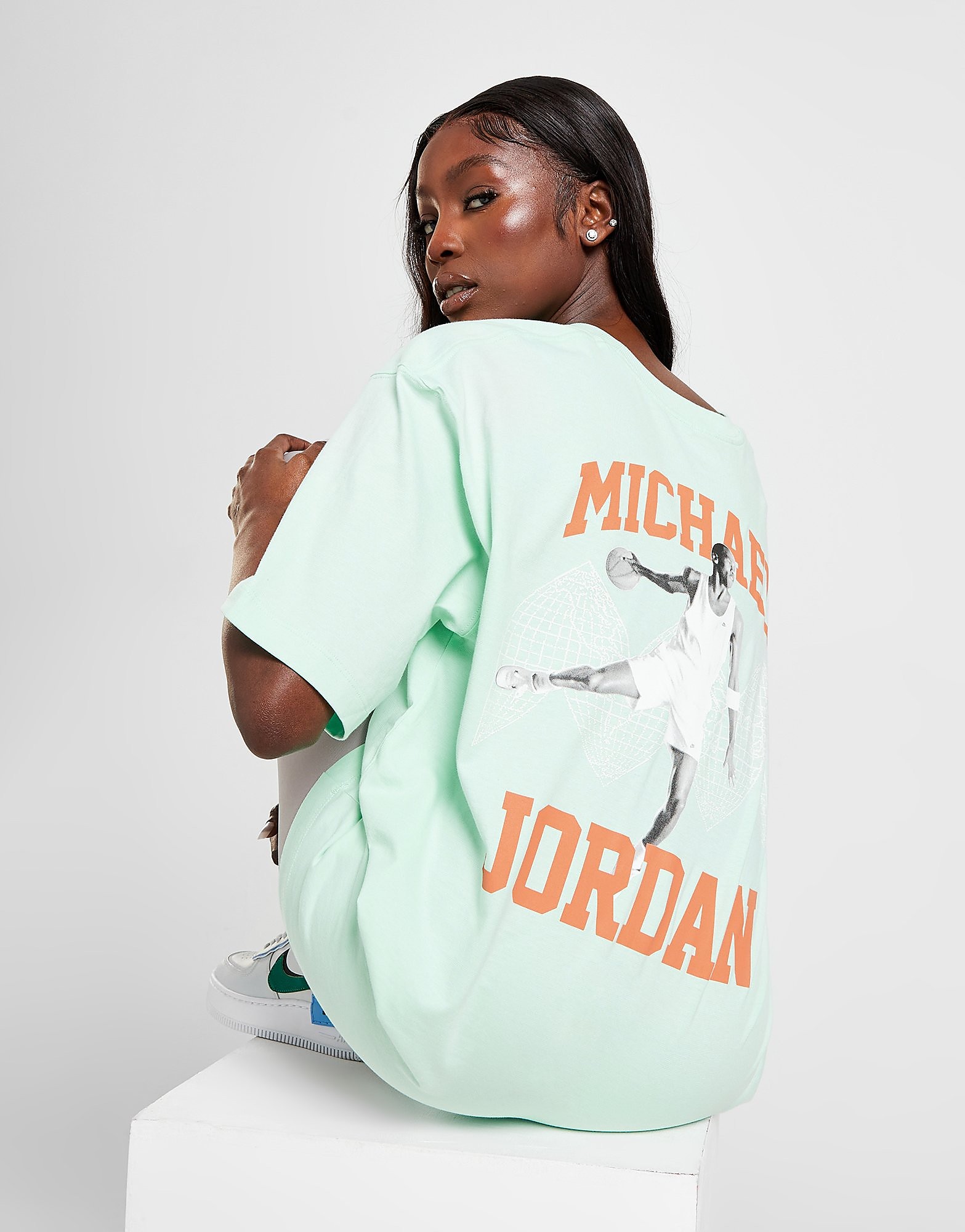 

Jordan (Her)itage Graphic T-Shirt - Mint Foam - Womens, Mint Foam