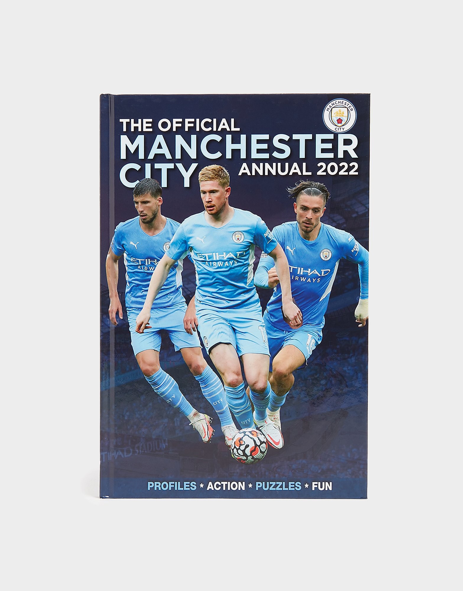 Official Team Manchester City FC 2022 Annual - Blue - Mens, Blue