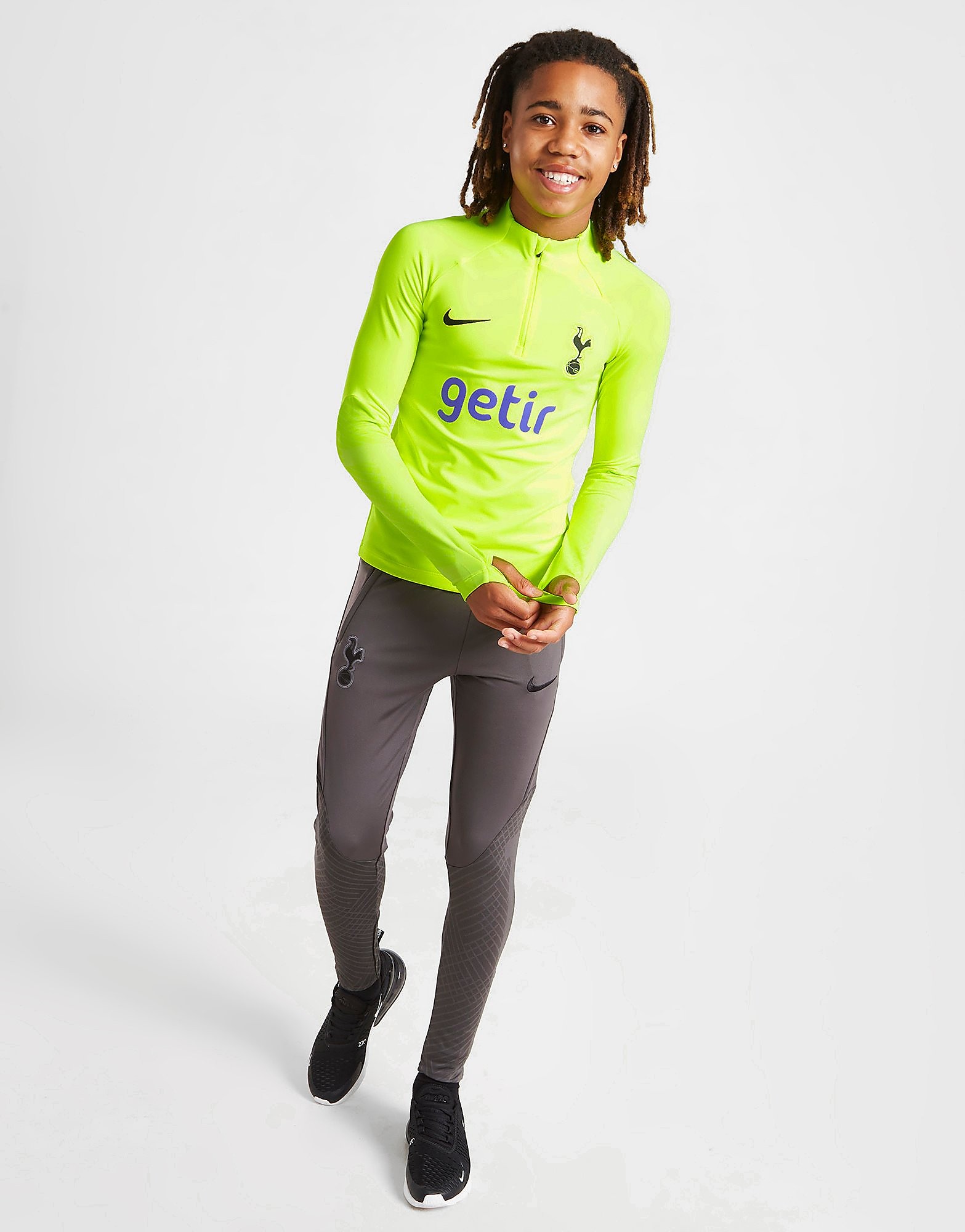 

Nike Tottenham Hotspur FC Strike Drill Top Junior - Volt/Volt/Black - Kids, Volt/Volt/Black
