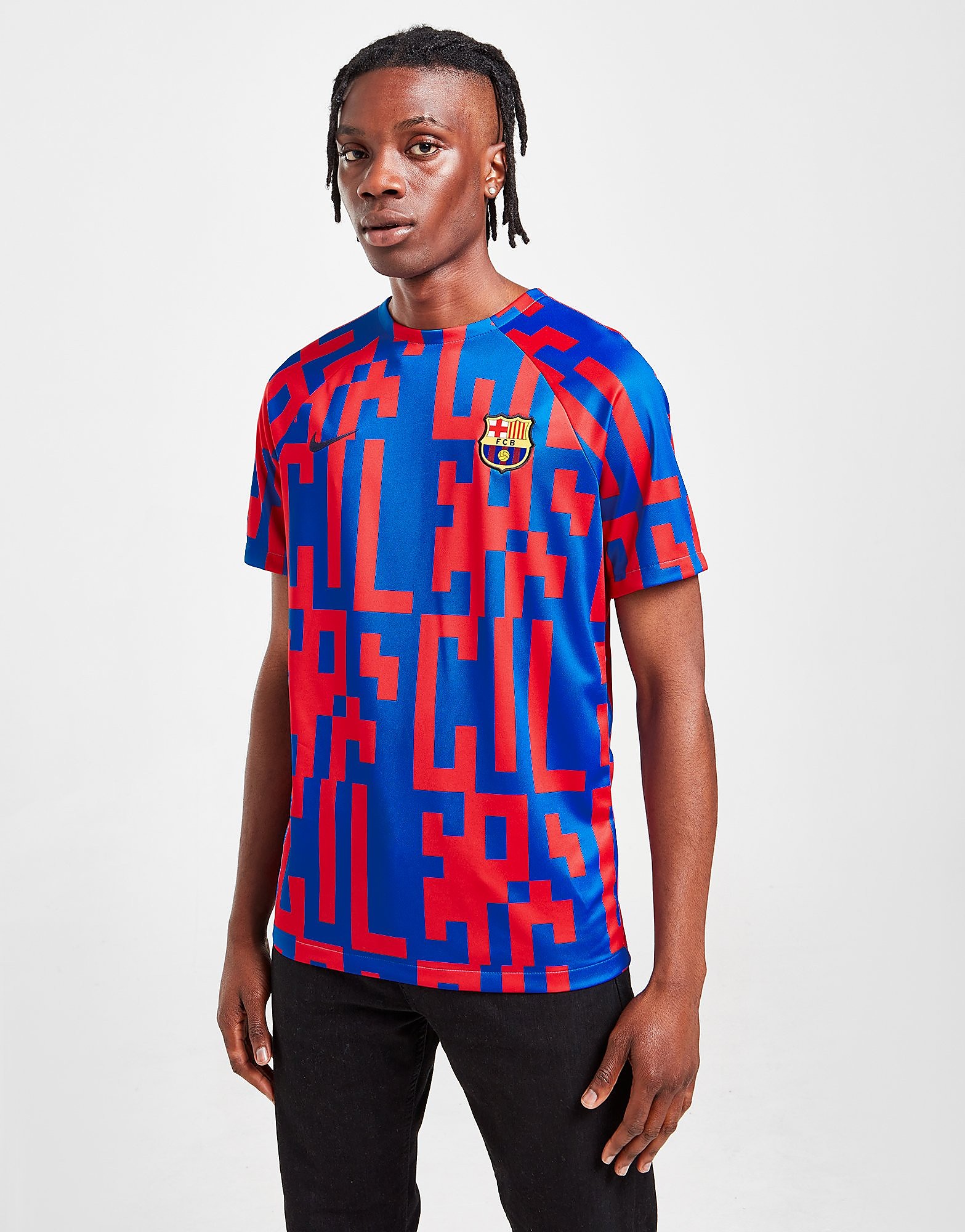 

Nike FC Barcelona Pre Match Shirt - Blue - Mens, Blue